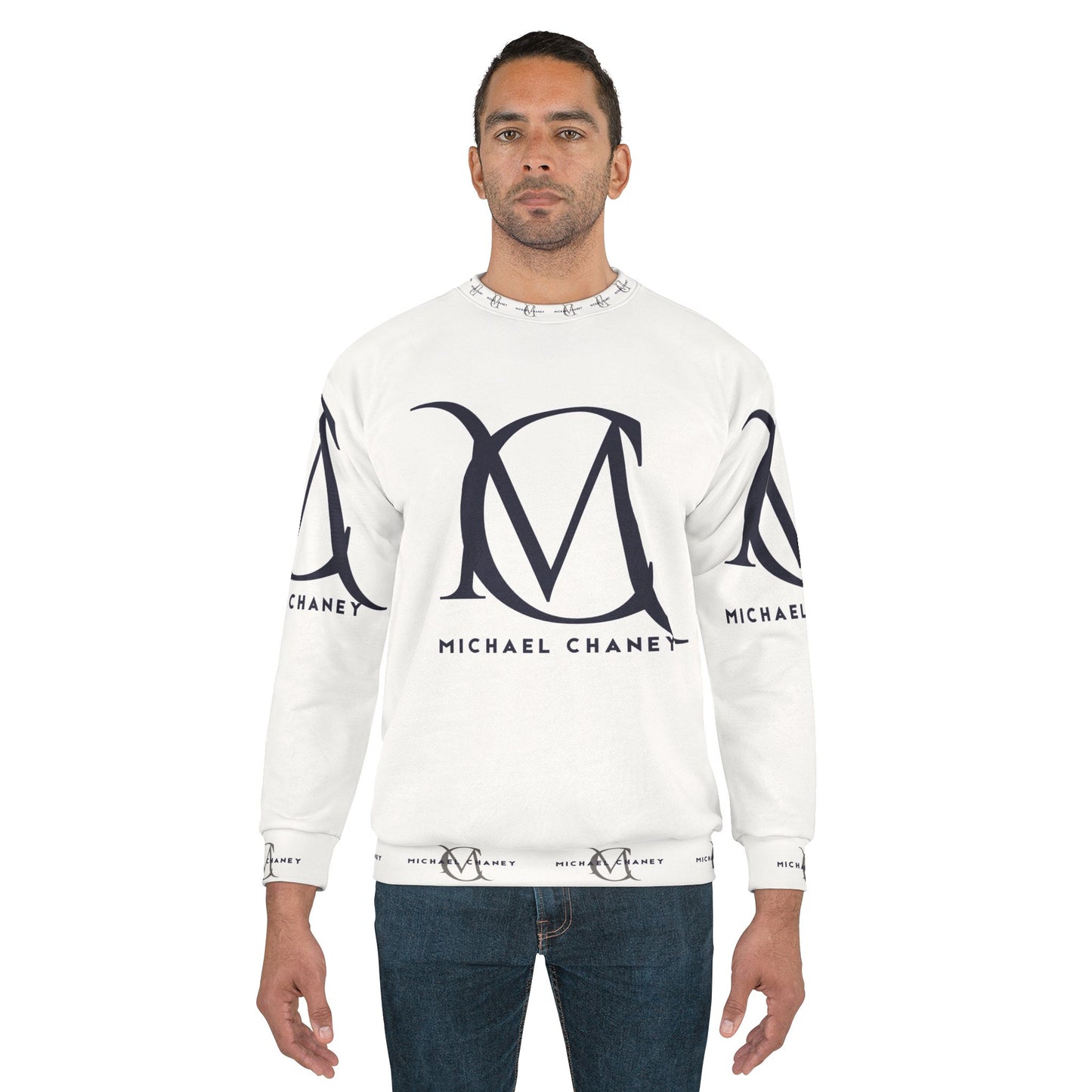 Stylish Unisex Sweatshirt with Michael Chaney Logo - Perfect for Casual Wear