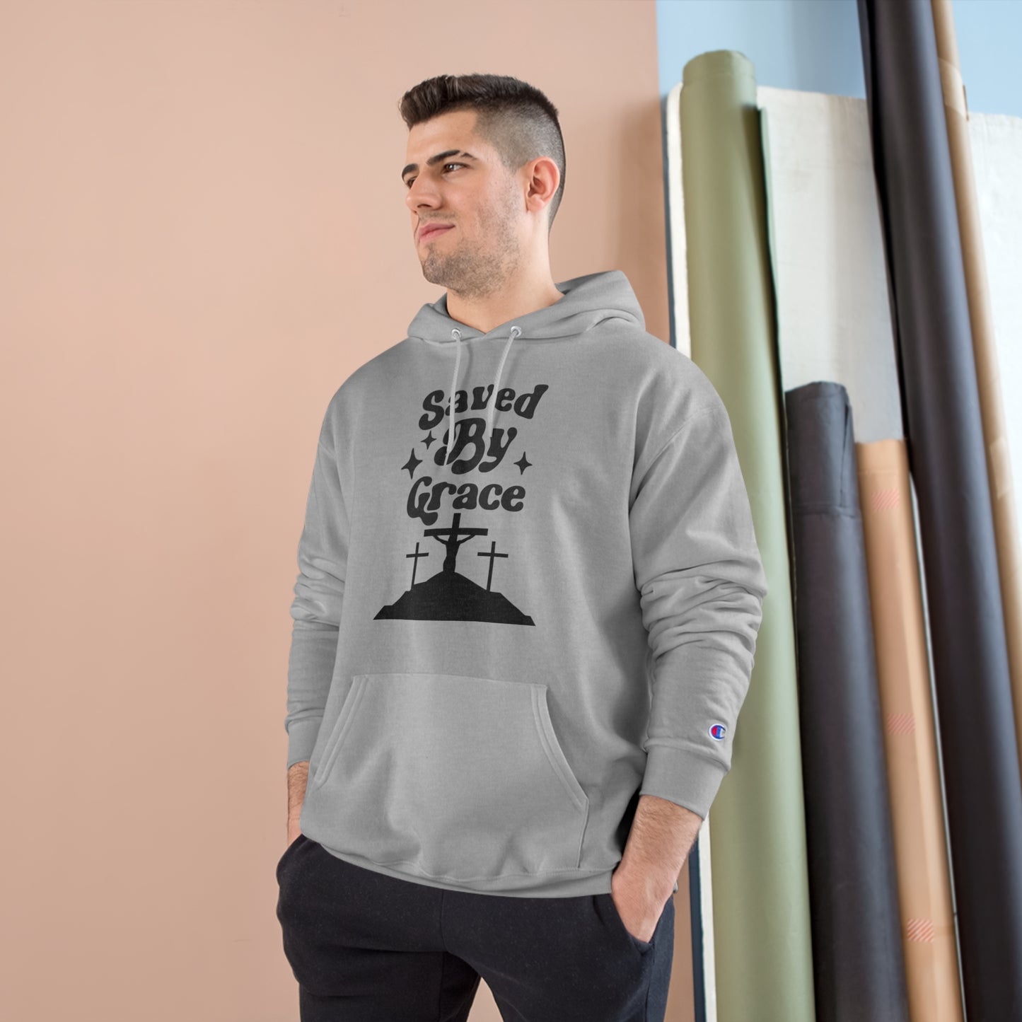 Saved By Grace Champion Hoodie