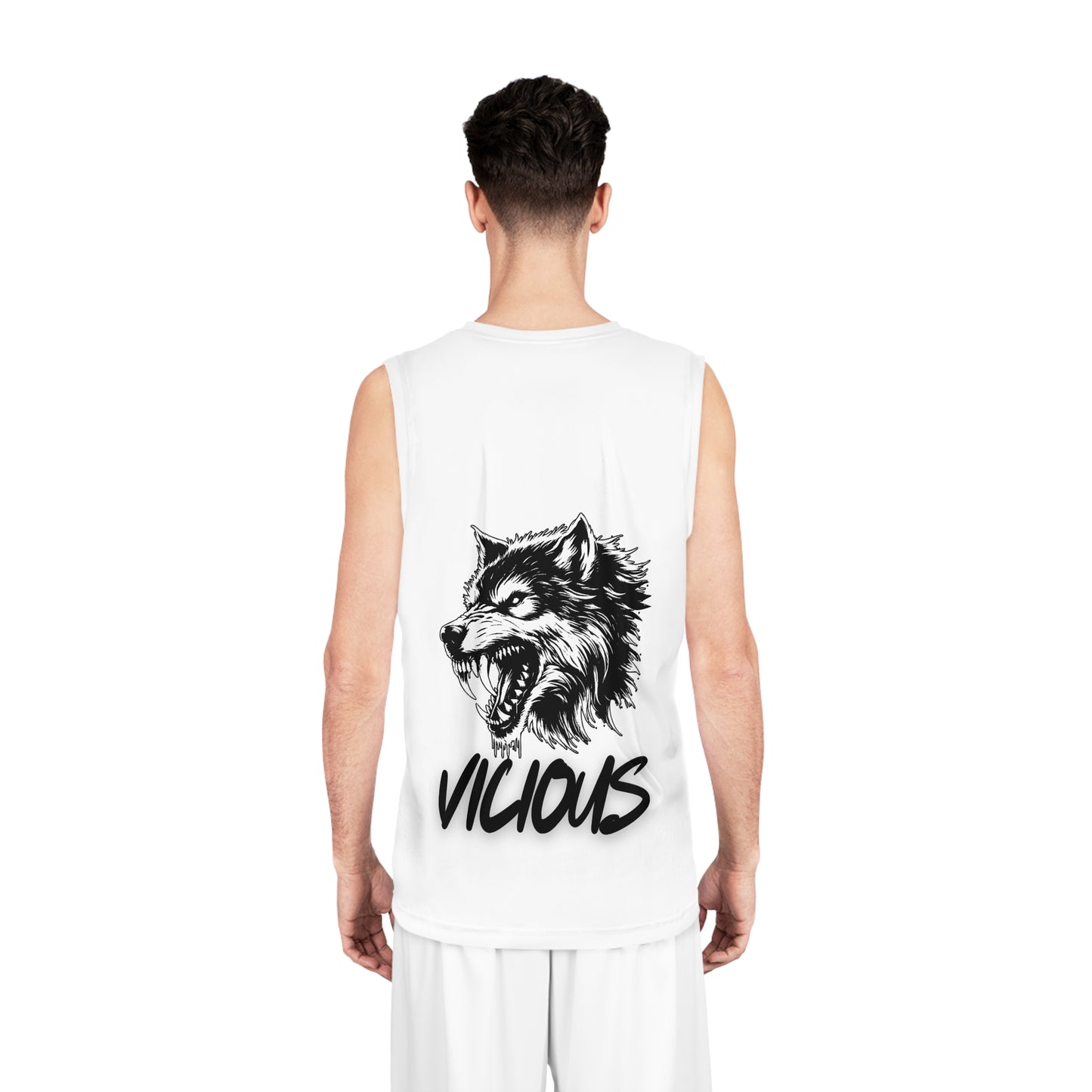 Vicious Wolf Basketball Jersey - Bold Athletic Wear for Sports Enthusiasts