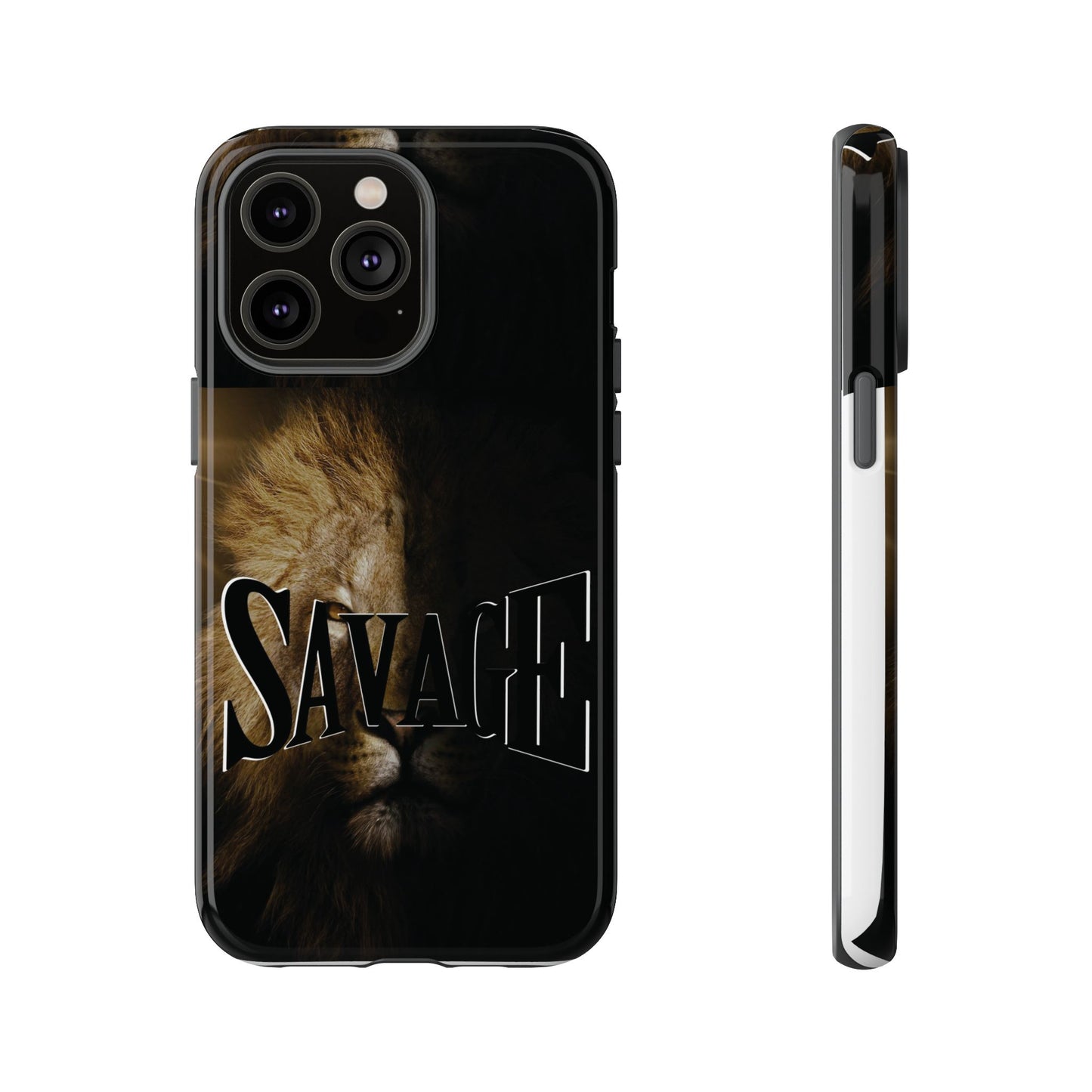 Savage Lion Phone Case - Tough & Stylish Protection