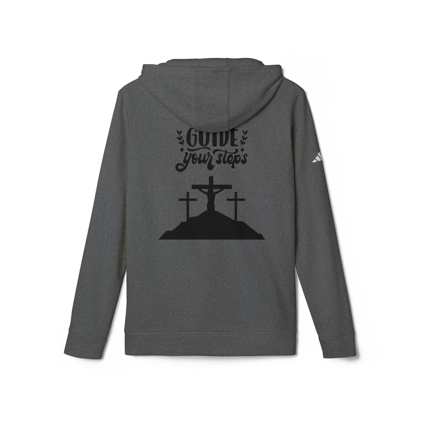 Inspirational Fleece Hoodie - "May God Guide Your Steps"