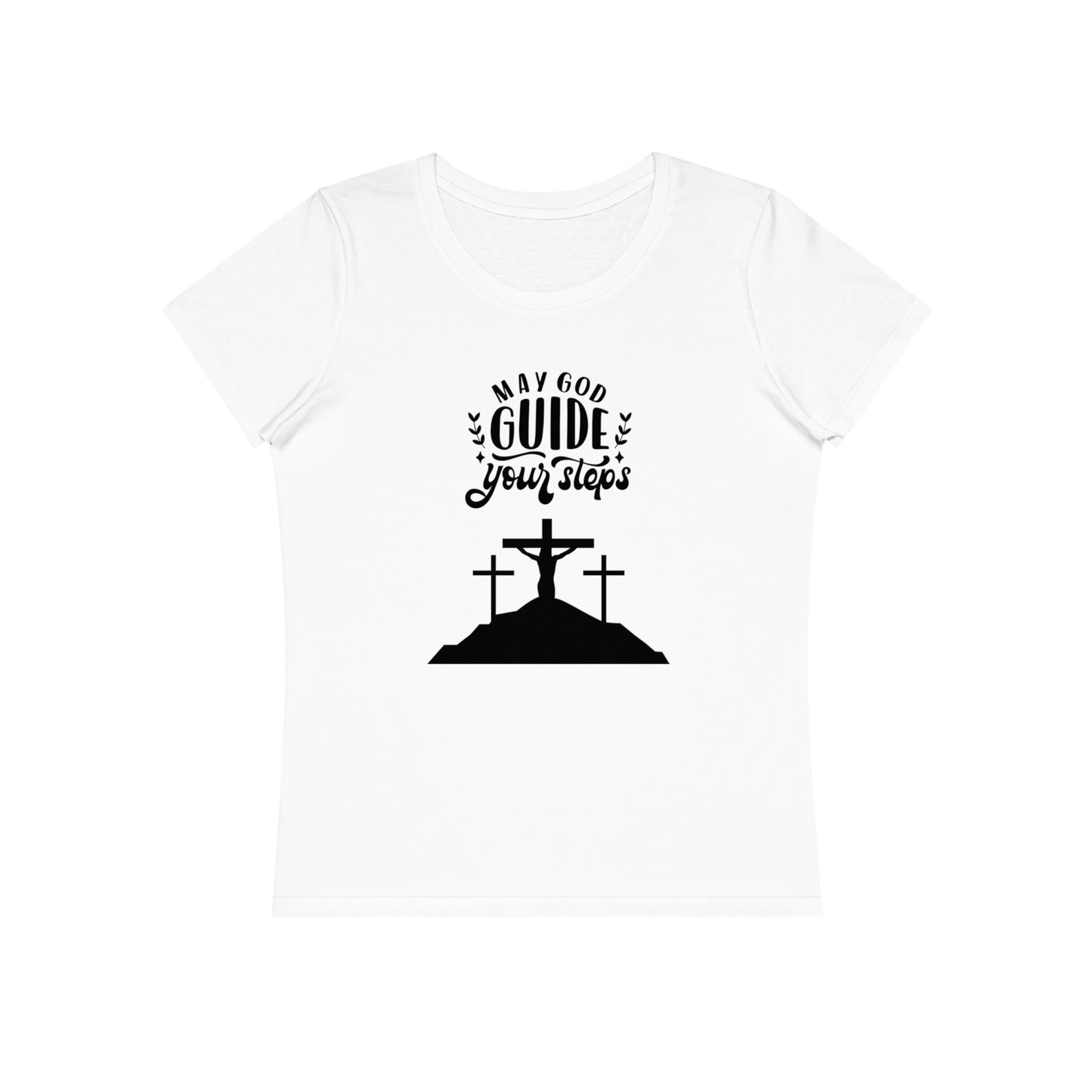 Women’s Faith-Inspired T-Shirt – "May God Guide Your Steps"