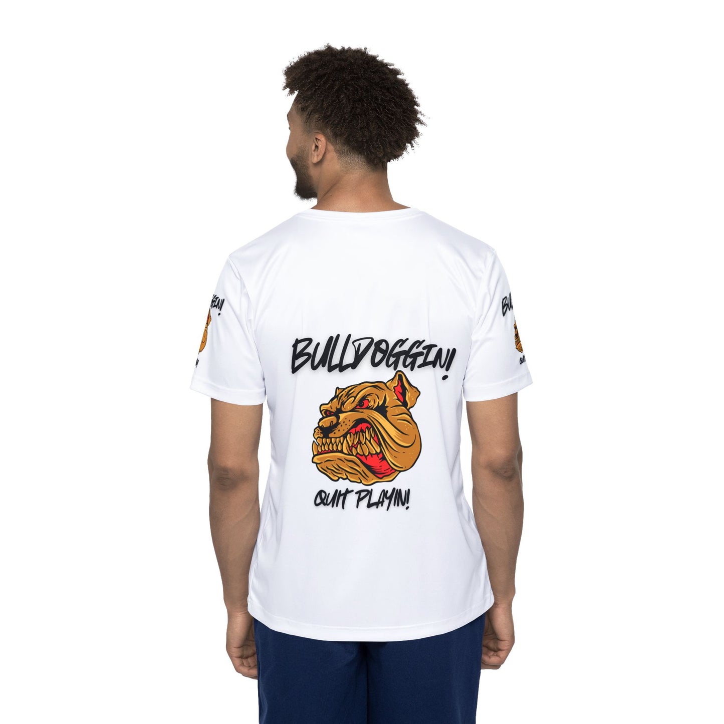 Bulldoggin' Men's Sports Jersey - 'Ain't Playin!' Athletic Tee for Sports Enthusiasts