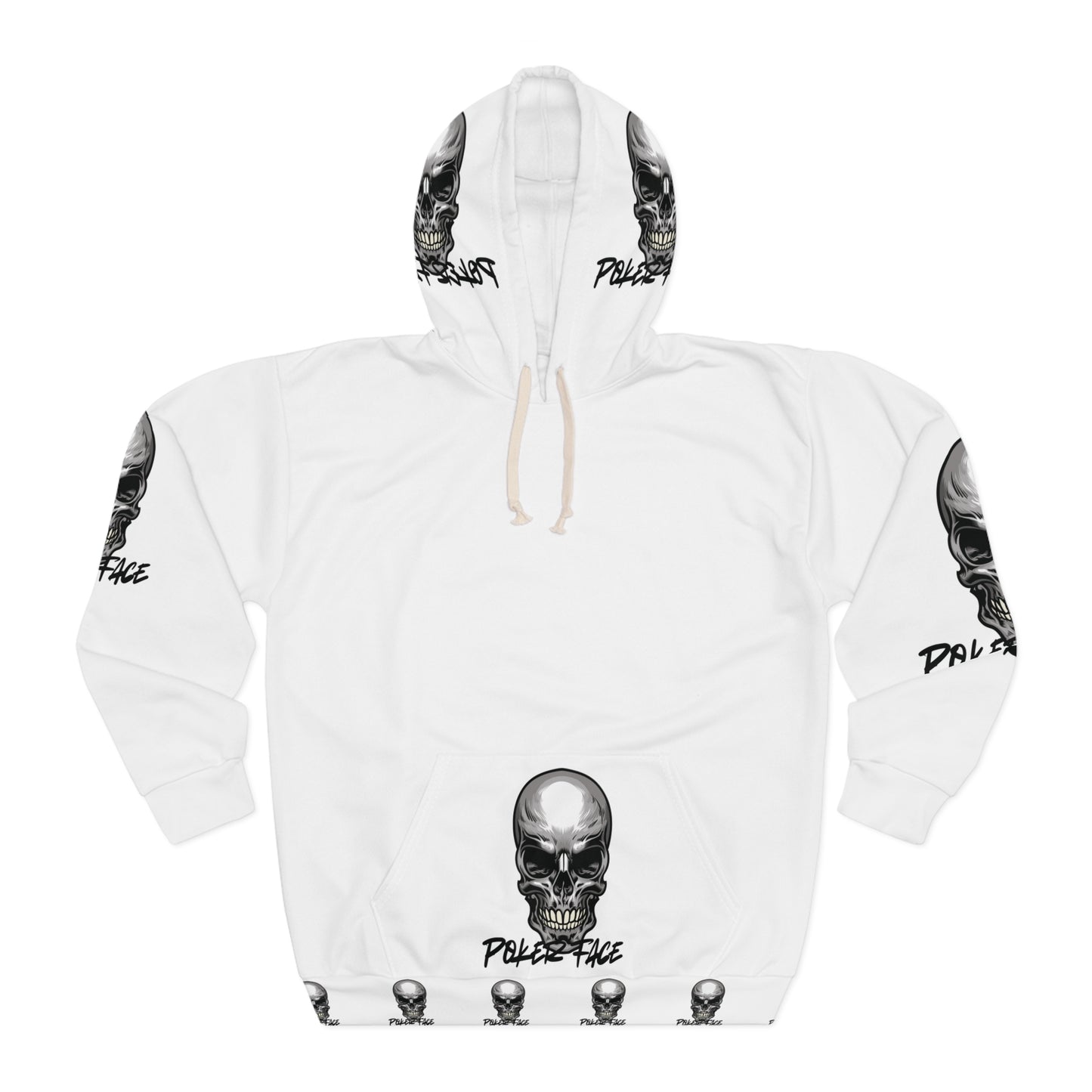 Skull Graphic Unisex Pullover Hoodie - Edgy Streetwear