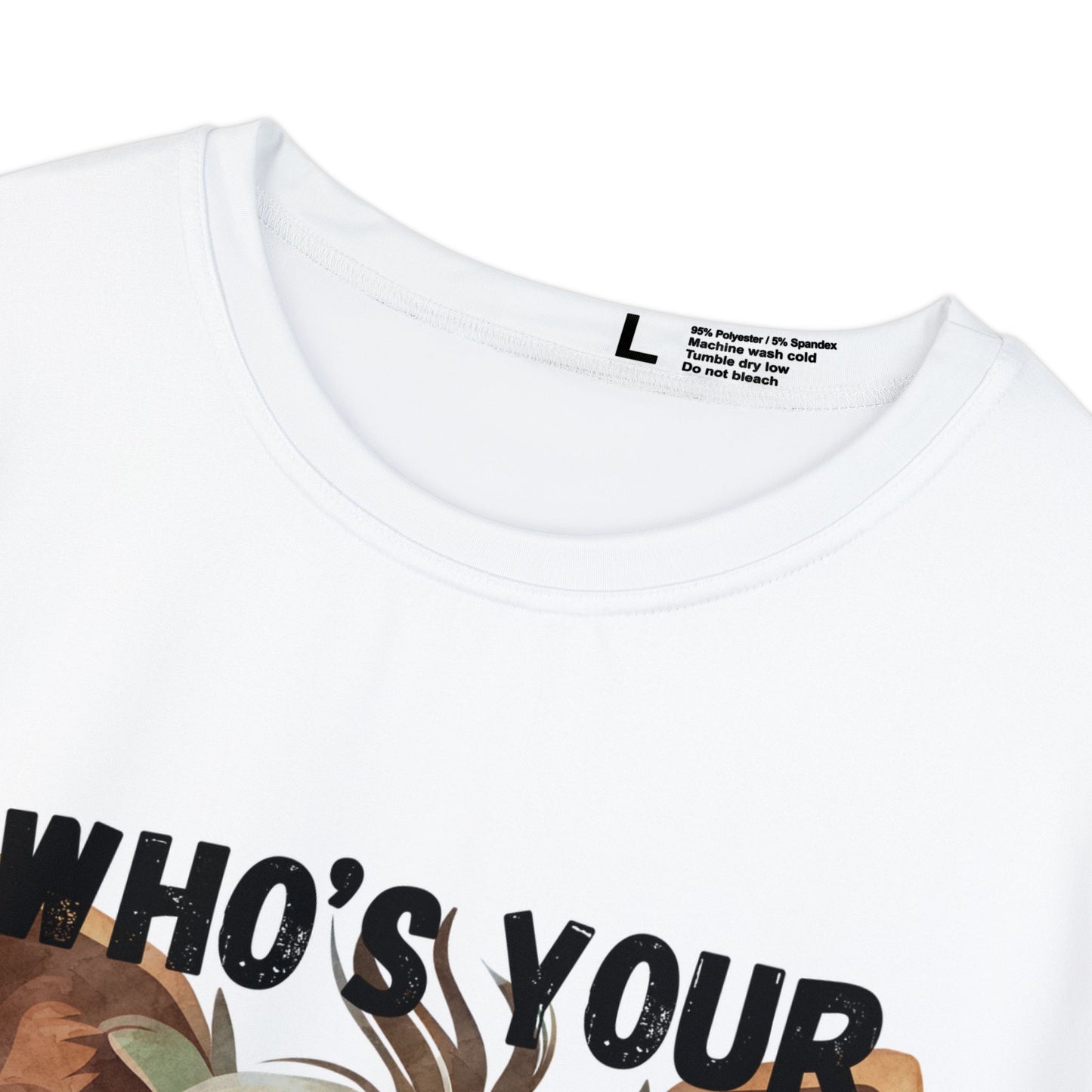 Valentine's Dog Lover Tee - Cute Short Sleeve Shirt with 'Who's Your Valentine?' Print