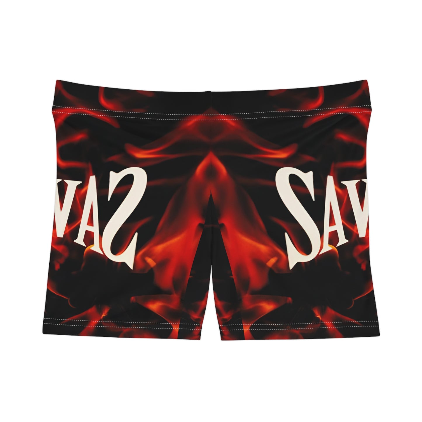 Savage Flame Women's Shorts | Bold Graphic Design for Summer Style