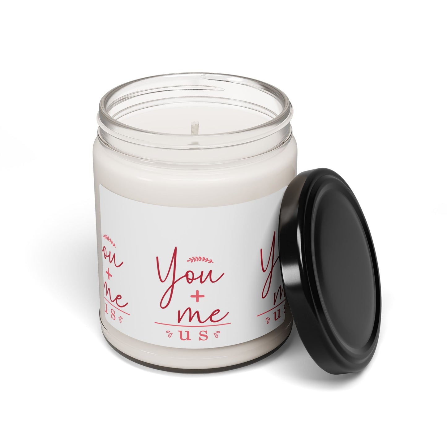 You + Me Soy Candle - Romantic 9oz Scented Candle for Couples and Special Occasions