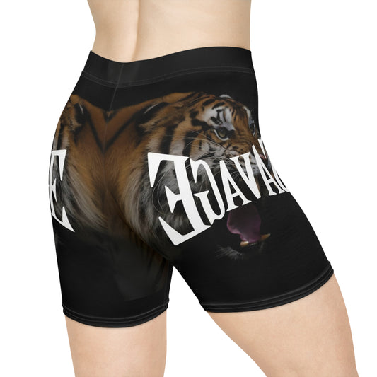 Fierce Tiger Women's Biker Shorts - Savage Edge Design