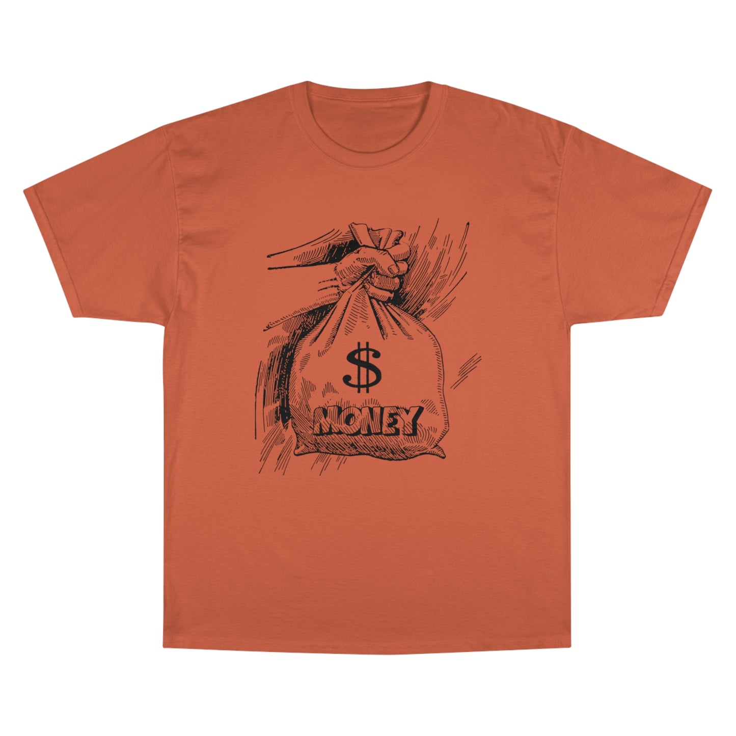 Champion Money Graphic T-Shirt - Casual Wear for Trendsetters