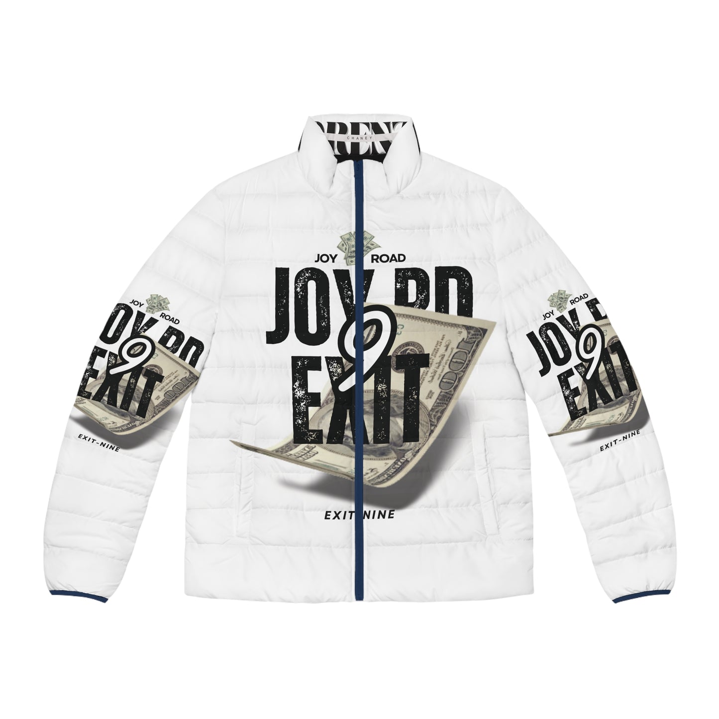 Stylish Joy Road Exit Nine Men's Puffer Jacket - Warm & Trendy Streetwear