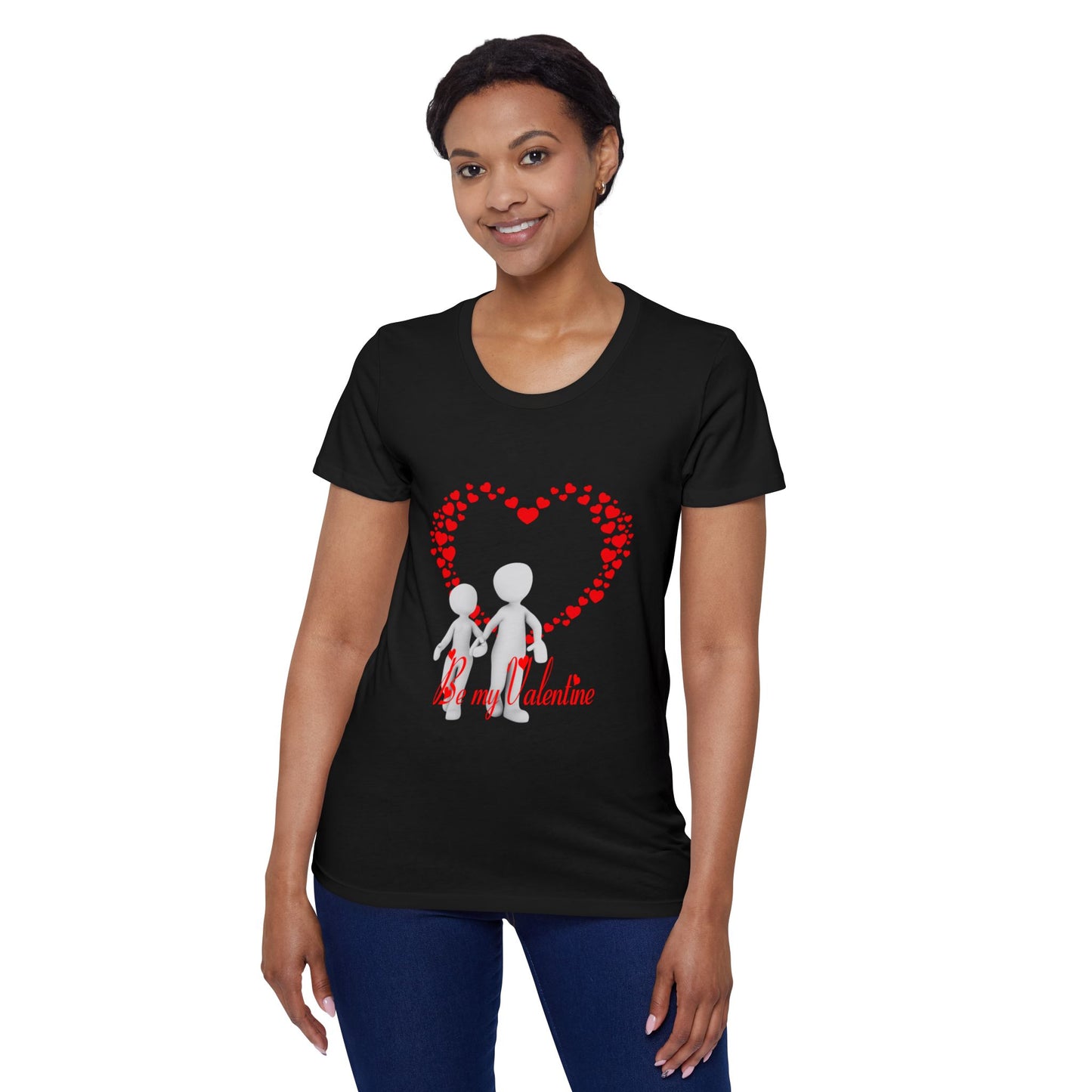 Valentine's Day Organic T-Shirt - 'Be My Valentine'