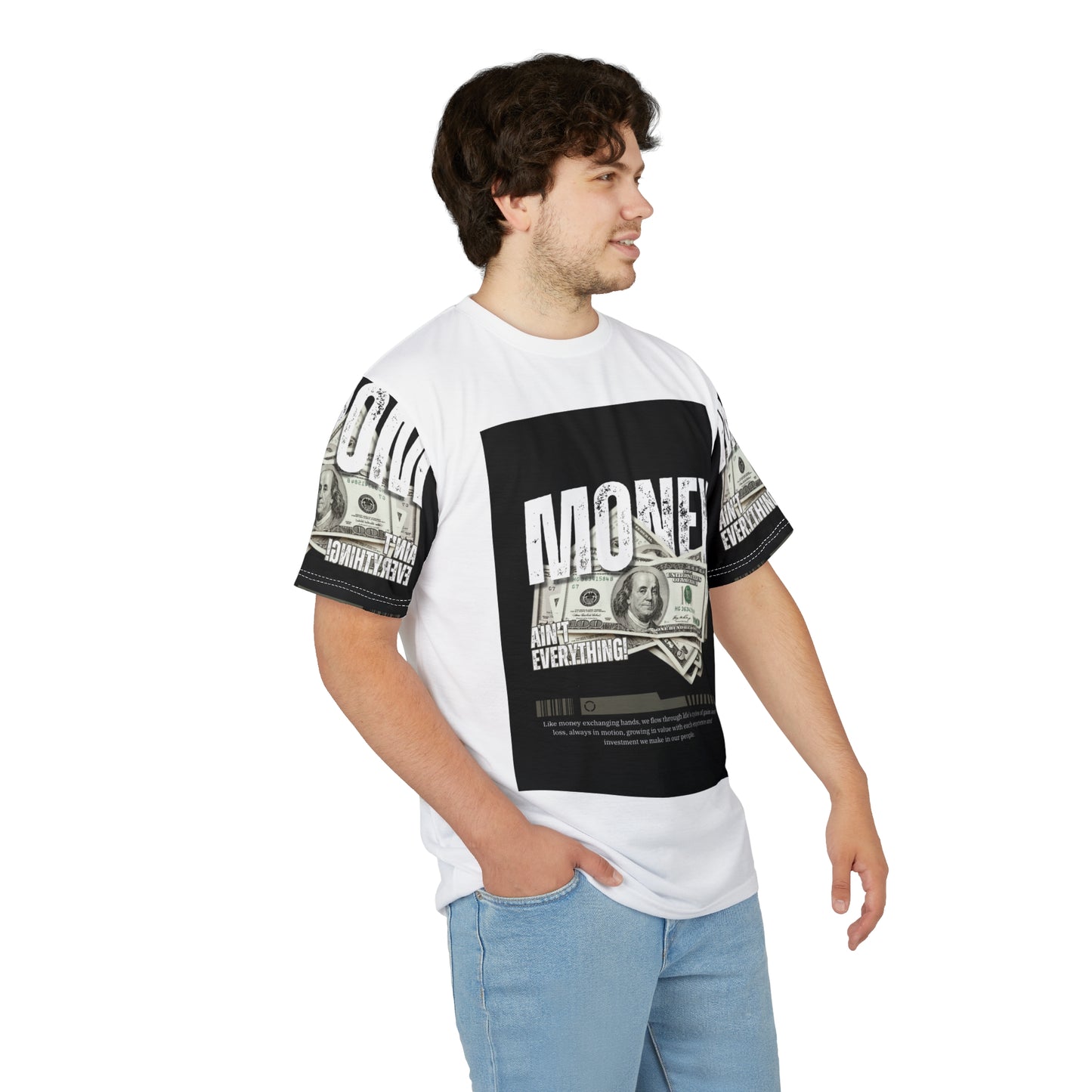 Money Ain’t Everything Unisex Cut & Sew Tee - Unique Graphic Tee for Financial Enthusiasts