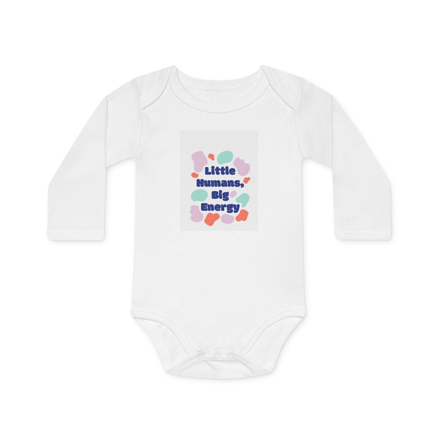 Cute Baby Bodysuit - "Little Humans, Big Energy"