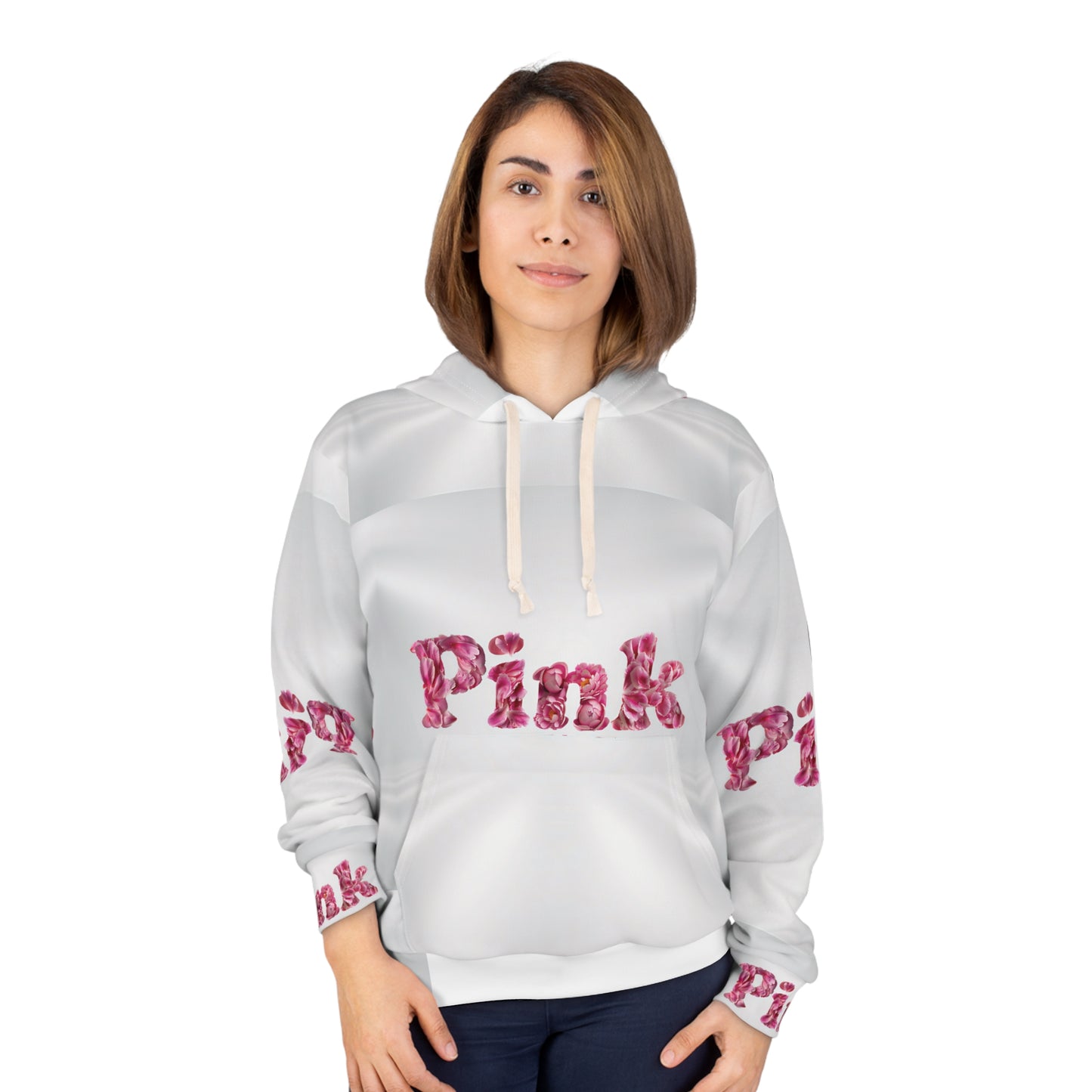 Trendy Pink Graphic Unisex Pullover Hoodie