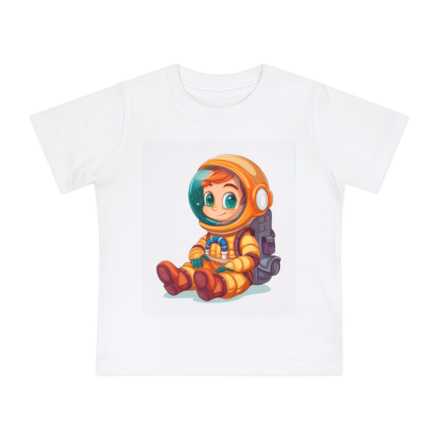 Cute Astronaut Baby T-Shirt - Adorable Space Themed Short Sleeve Tee