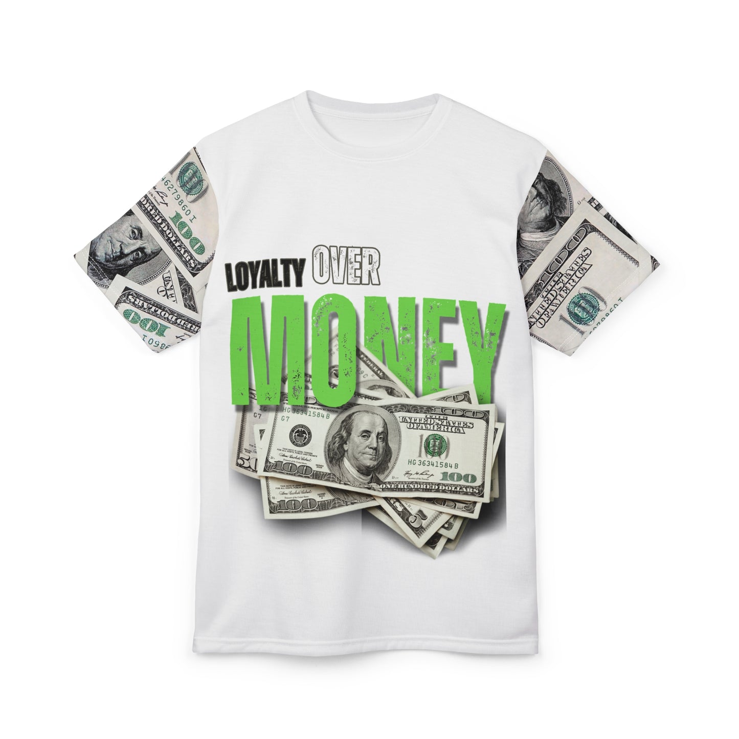 Loyalty Over Money Unisex Cut & Sew Tee - Statement T-Shirt for Confident Individuals