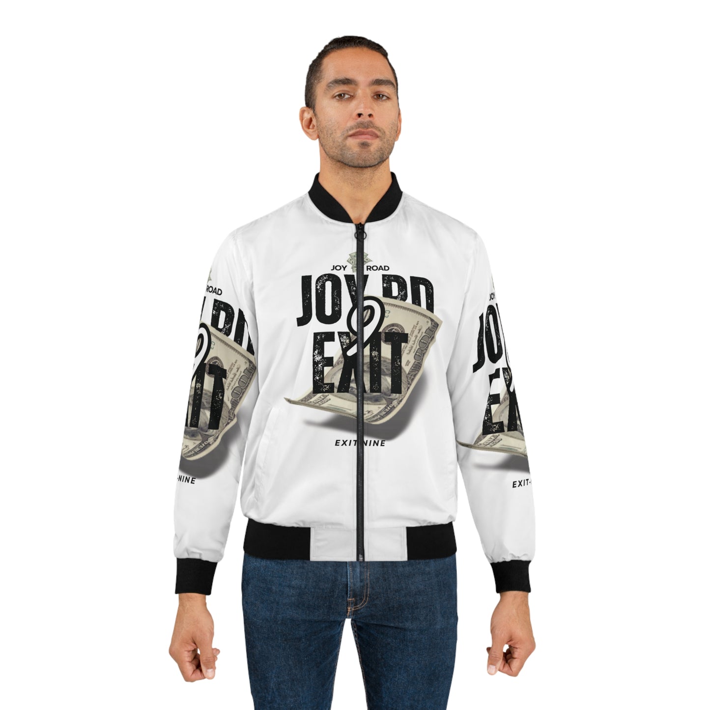 Stylish Men's Bomber Jacket - Joy Road & Exit Design