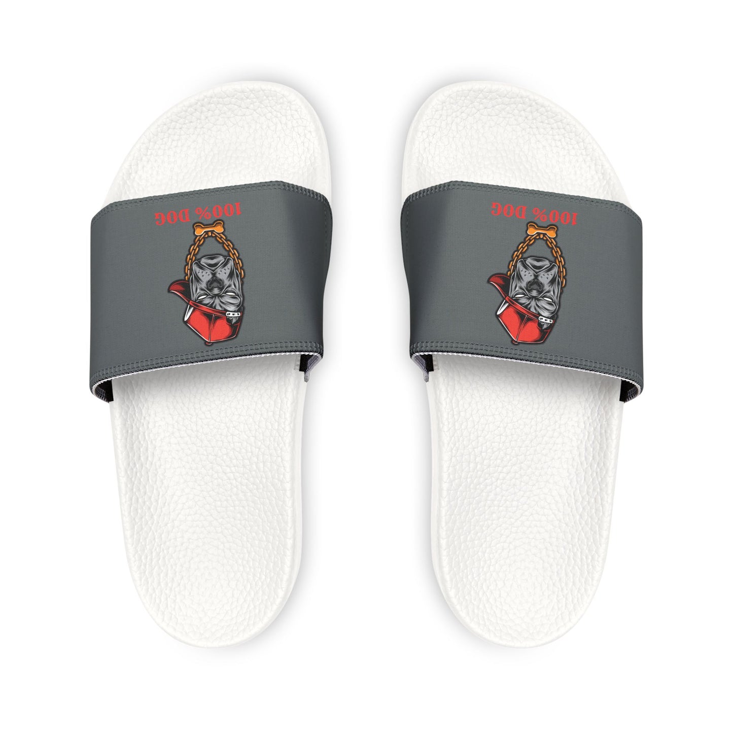 100% Dog Men's Graphic Slide Sandals - 100% Dog Vibes