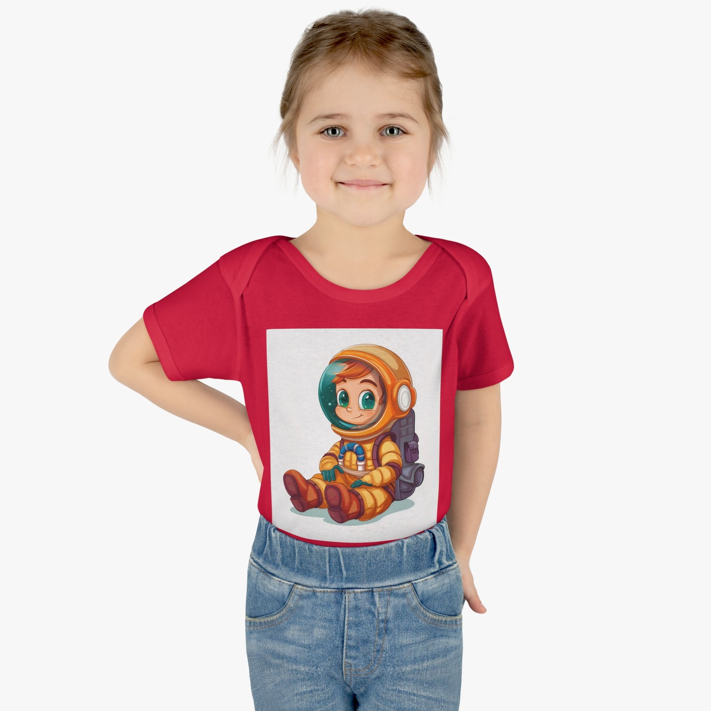 Cute Astronaut Baby Bodysuit - Adorable Infant Space Outfit for Newborns