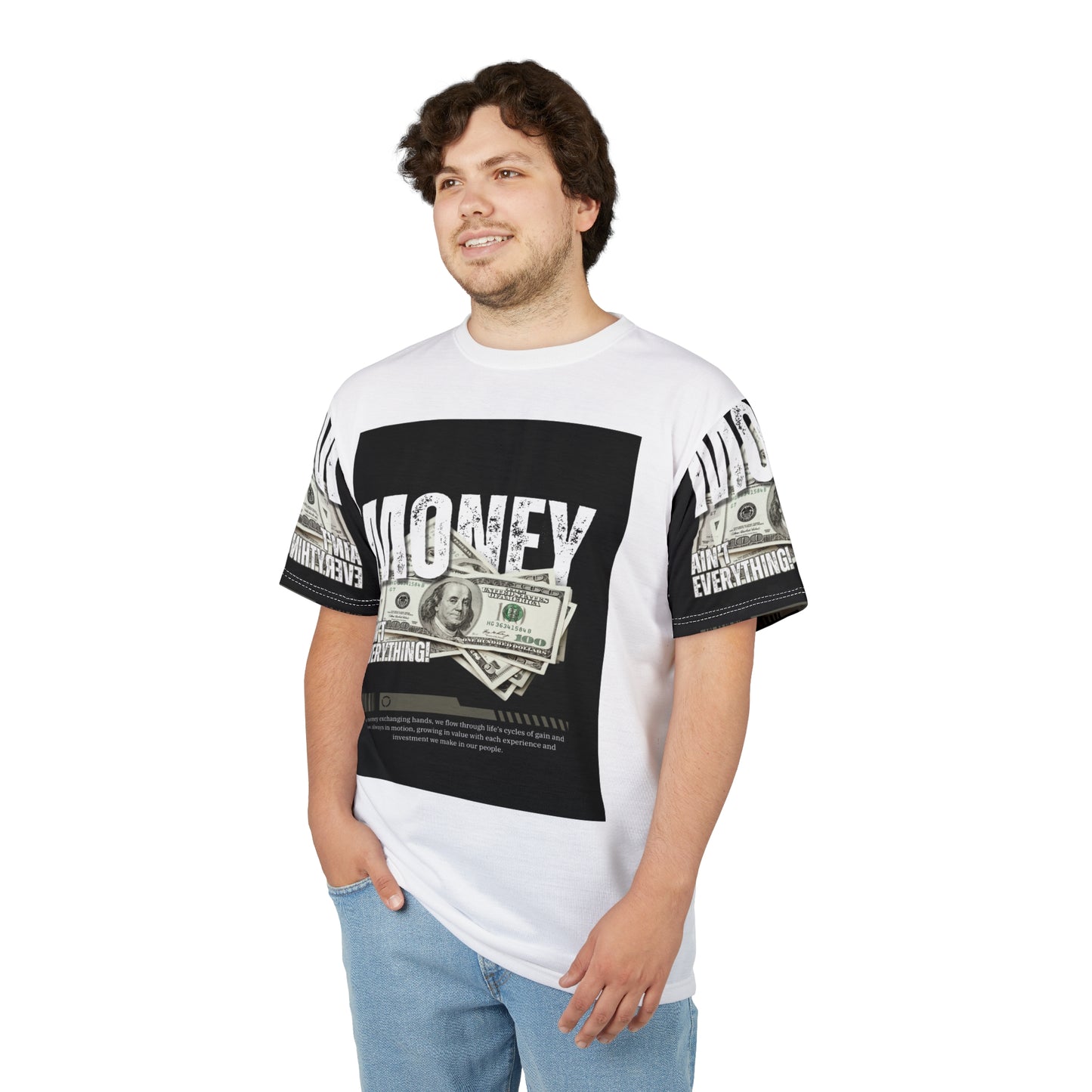 Money Ain’t Everything Unisex Cut & Sew Tee - Unique Graphic Tee for Financial Enthusiasts