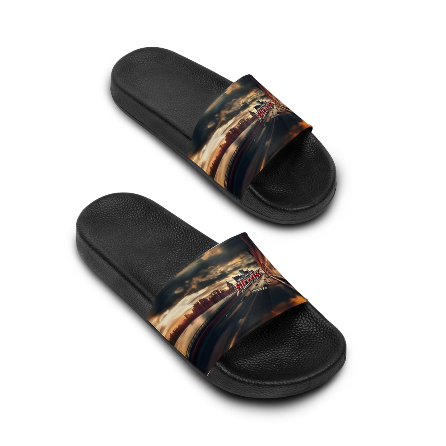 Men's Slide Sandals - Stylish Comfy Beachwear for Summer Adventures