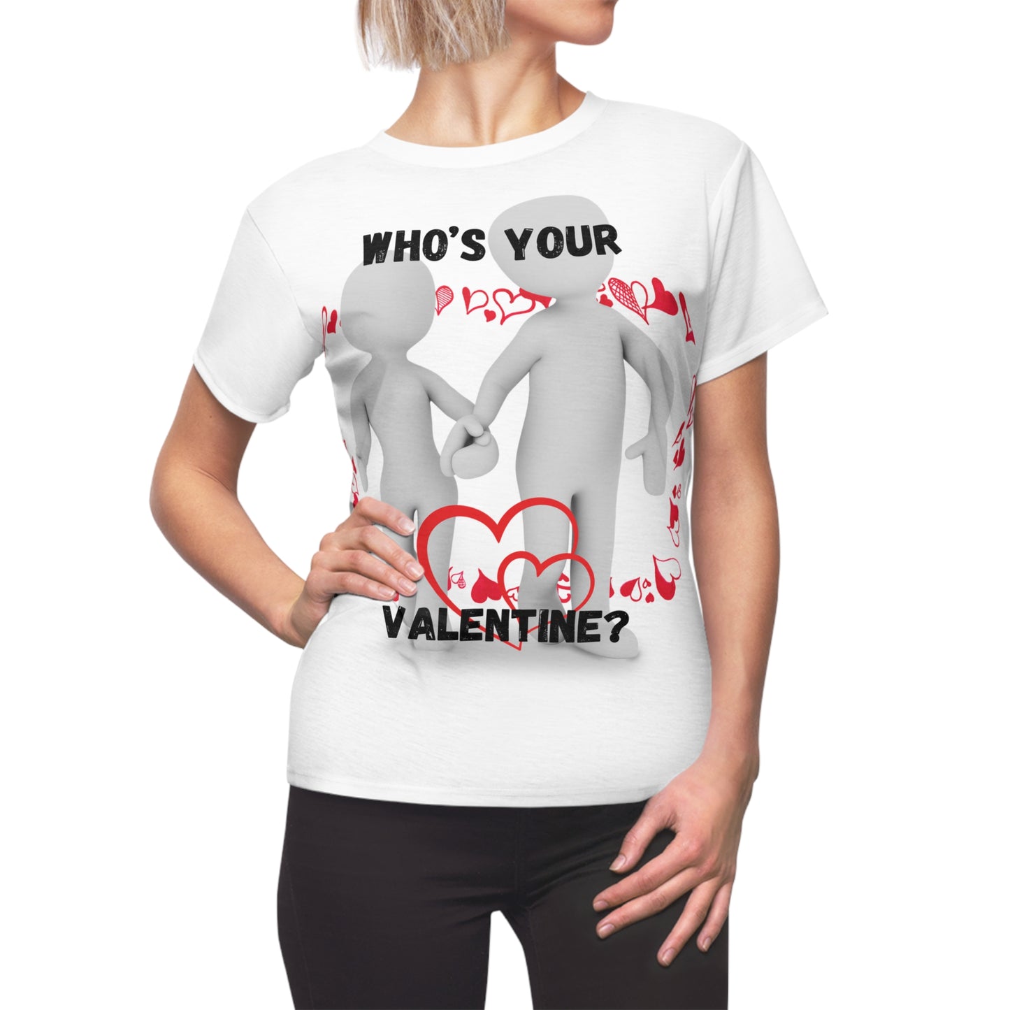 Valentine's Day Cut & Sew Tee - "Who's Your Valentine?"