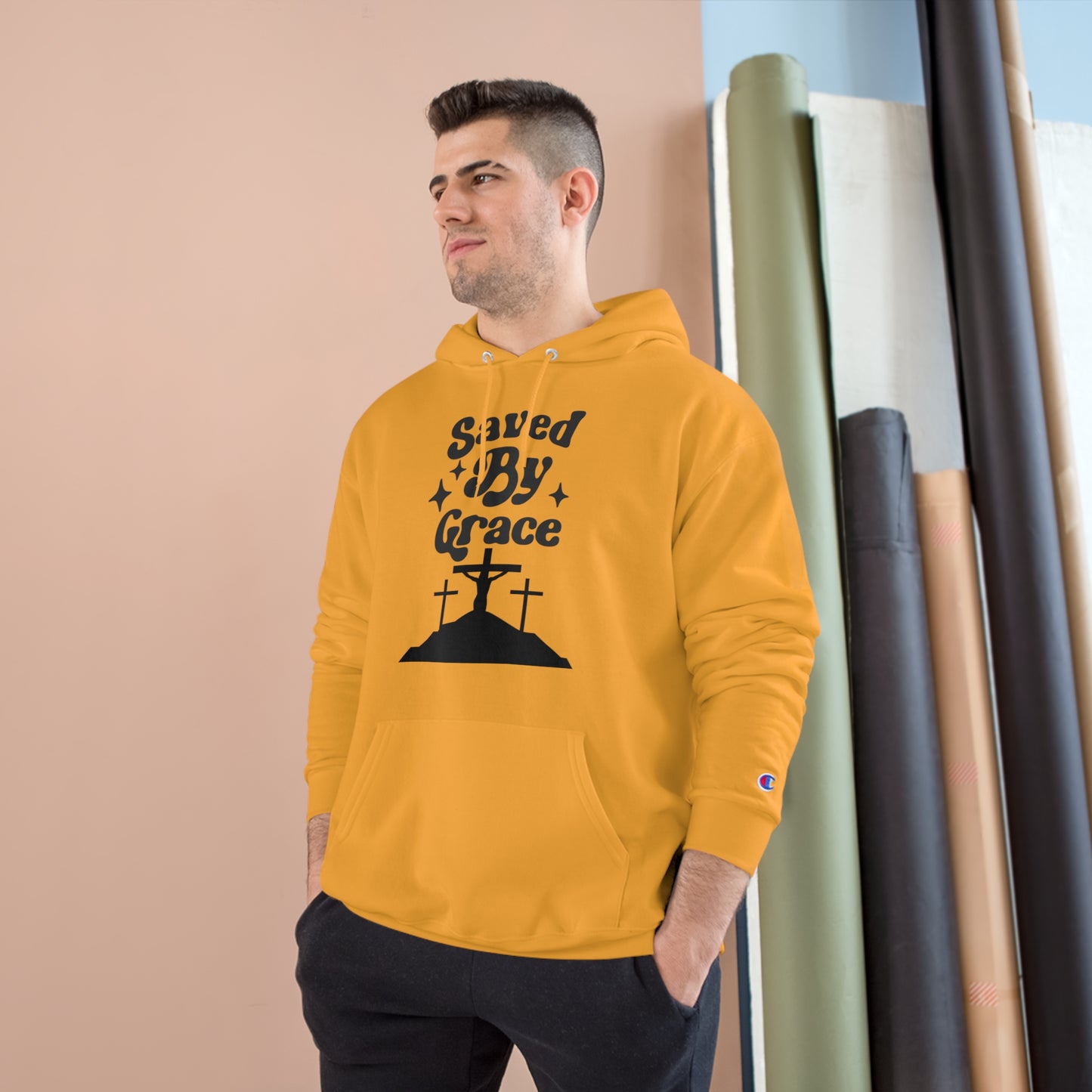 Saved By Grace Champion Hoodie