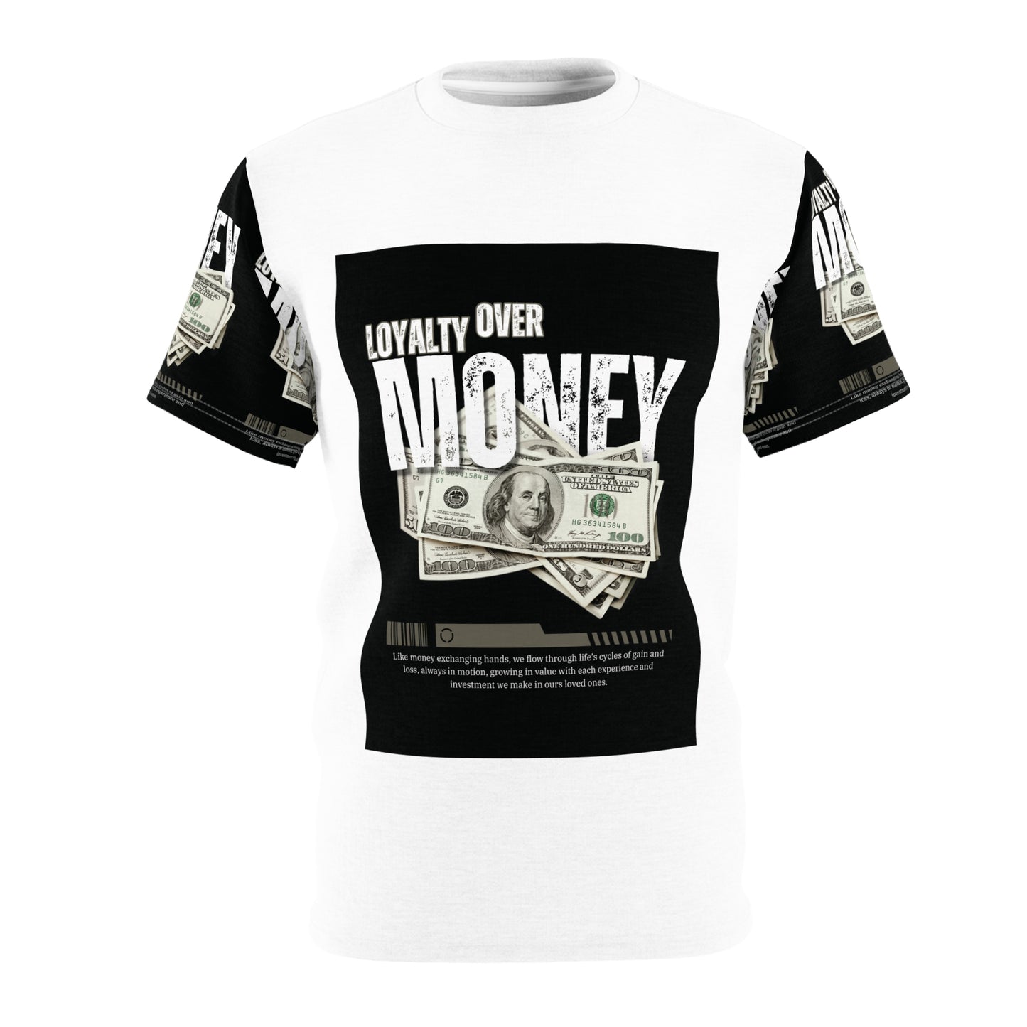 Loyalty Over Money Unisex Tee - Bold Statement Shirt for Motivated Individuals