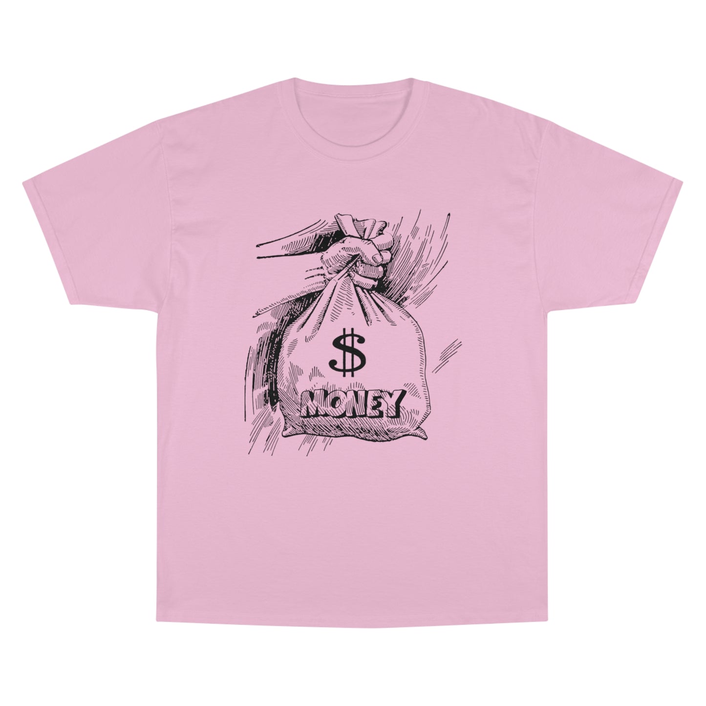 Champion Money Graphic T-Shirt - Casual Wear for Trendsetters