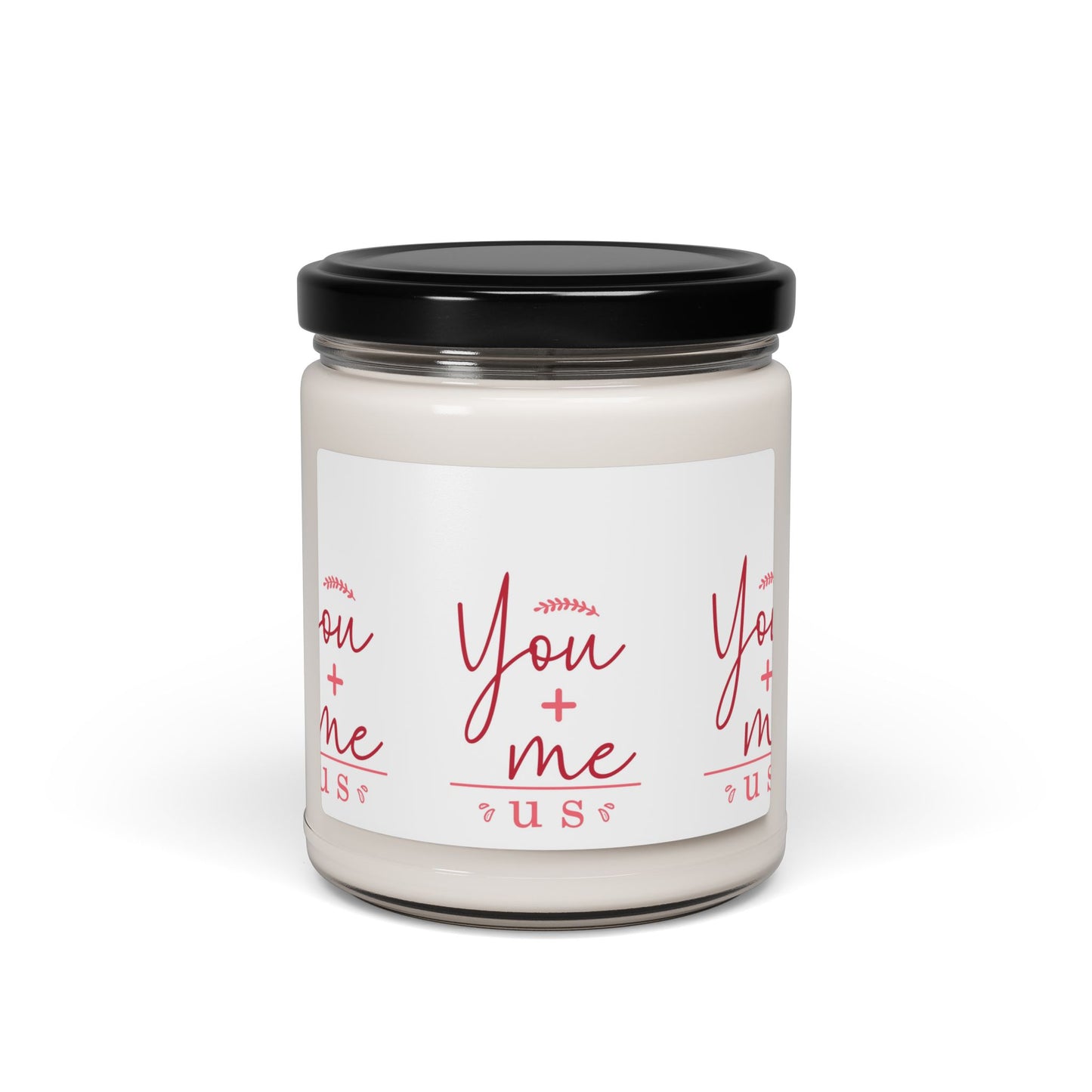 You + Me Soy Candle - Romantic 9oz Scented Candle for Couples and Special Occasions