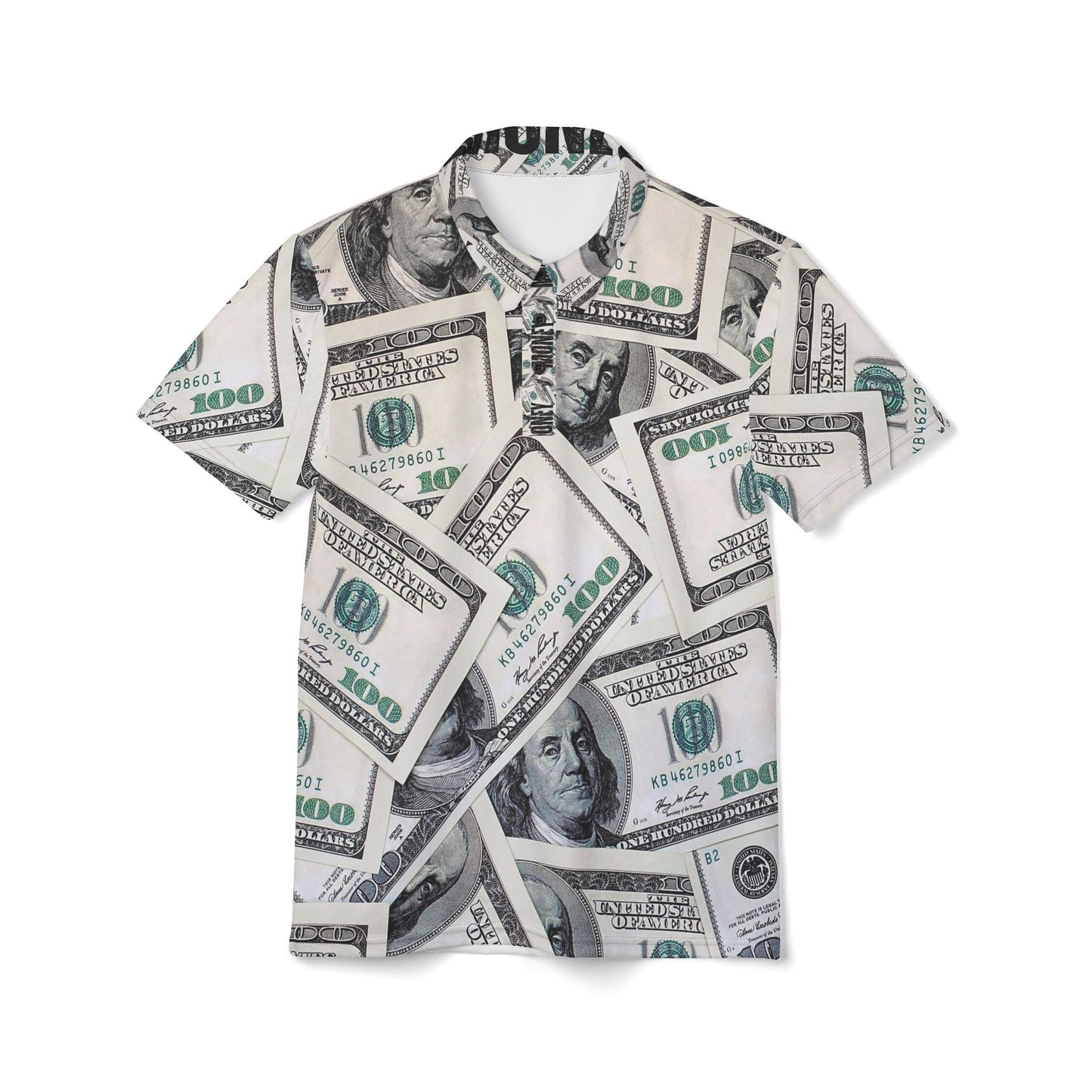 Money Print Unisex Polo Shirt - Fun & Trendy Style for Every Occasion