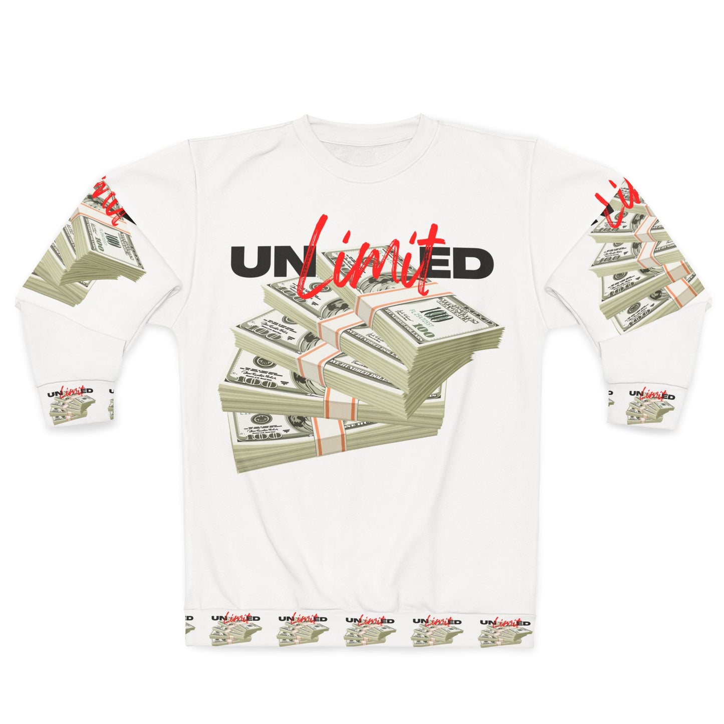 Unlimited Cash Unisex Sweatshirt - Trendy and Stylish