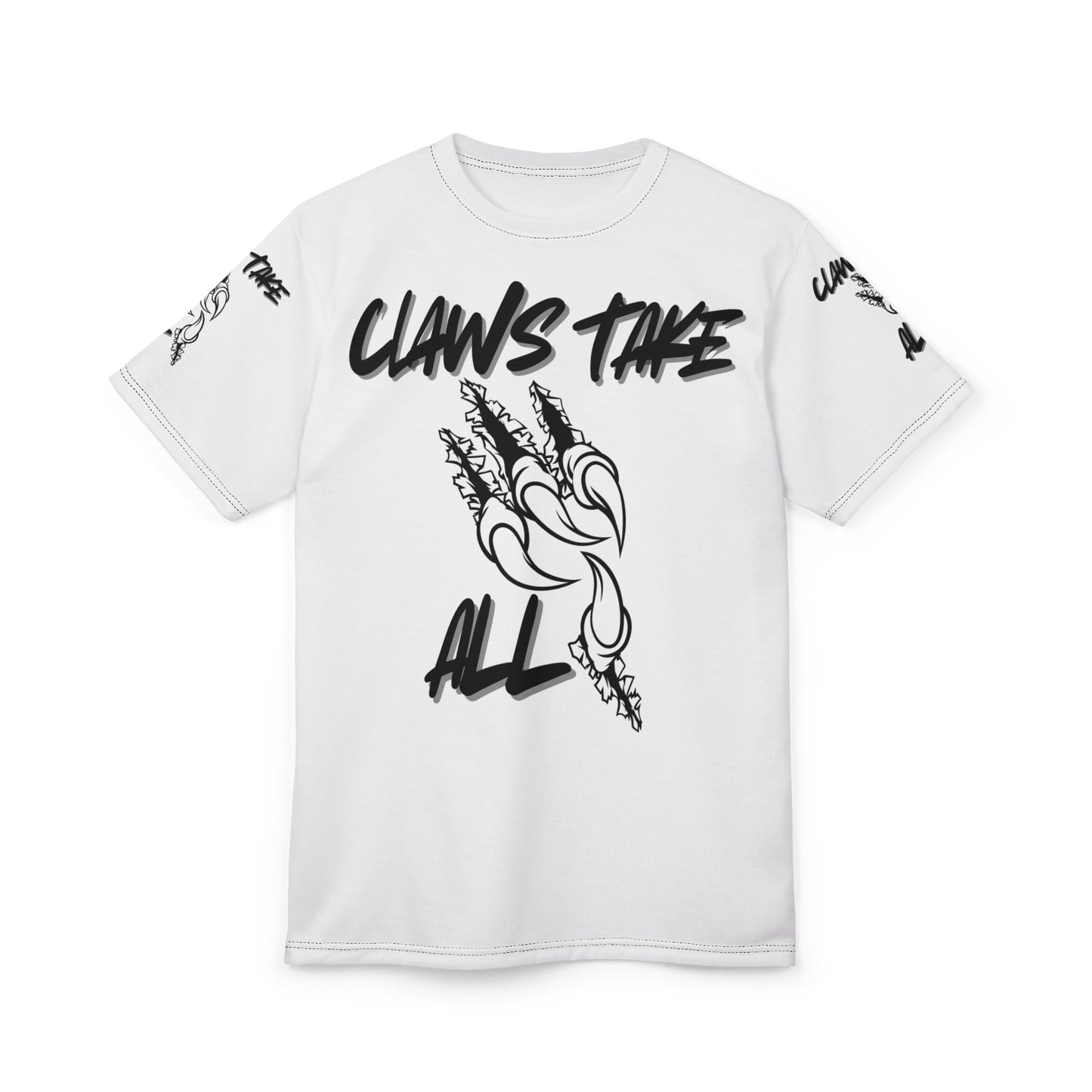 Claws Take All Unisex Tee - Edgy Graphic T-Shirt for Animal Lovers and Statement Wear