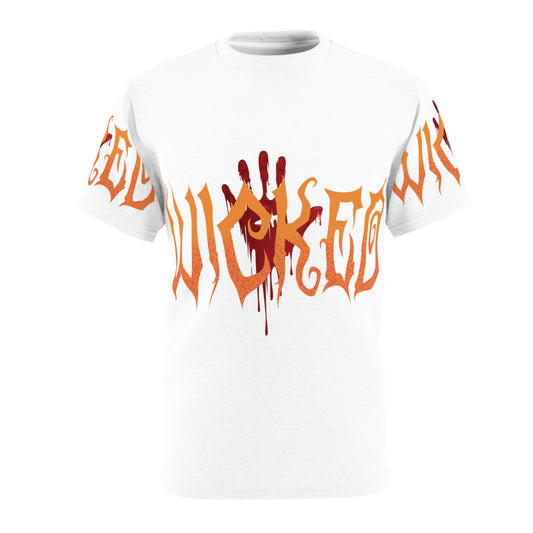 Wicked Halloween Unisex Cut & Sew Tee - Spooky Graphic Shirt