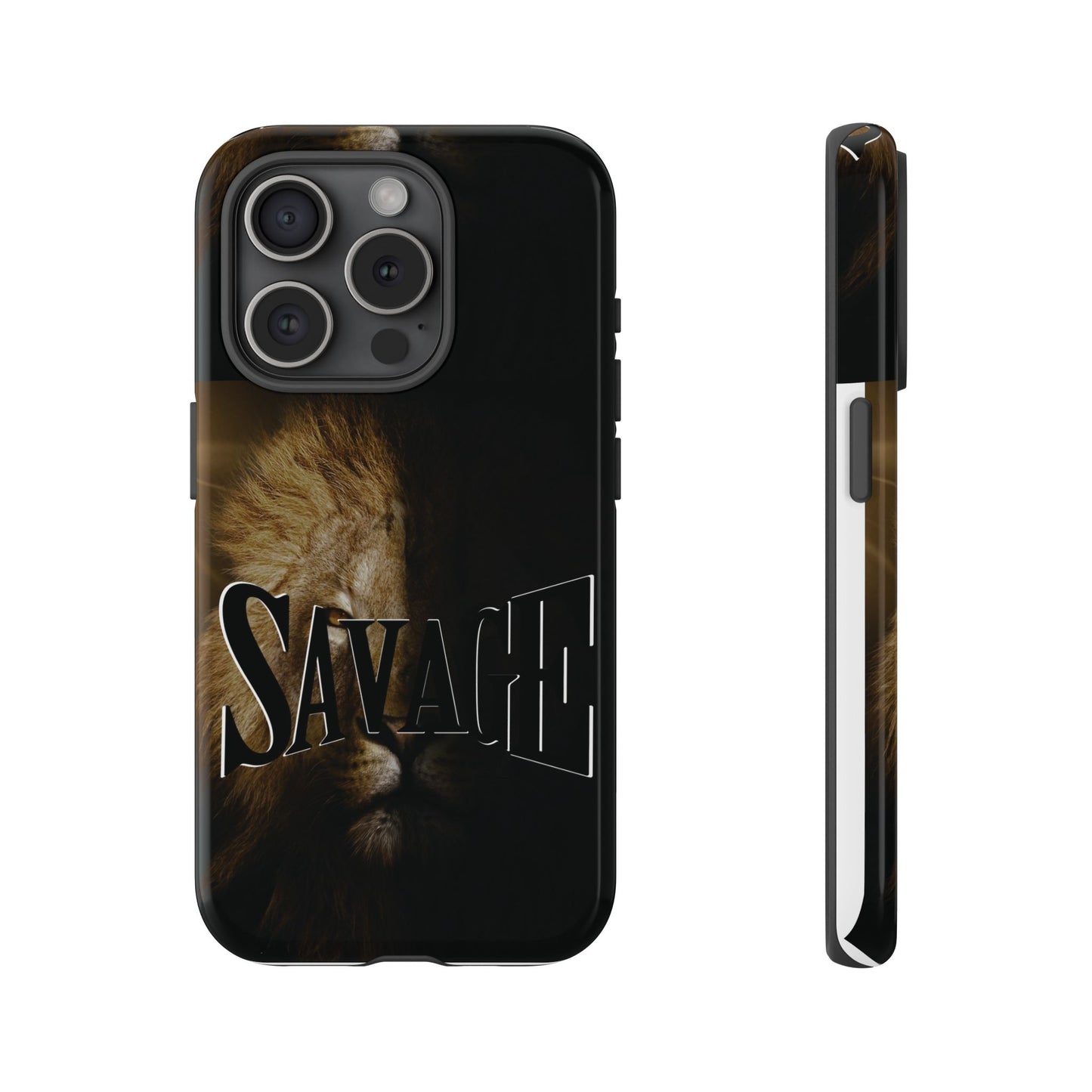 Savage Lion Phone Case - Tough & Stylish Protection