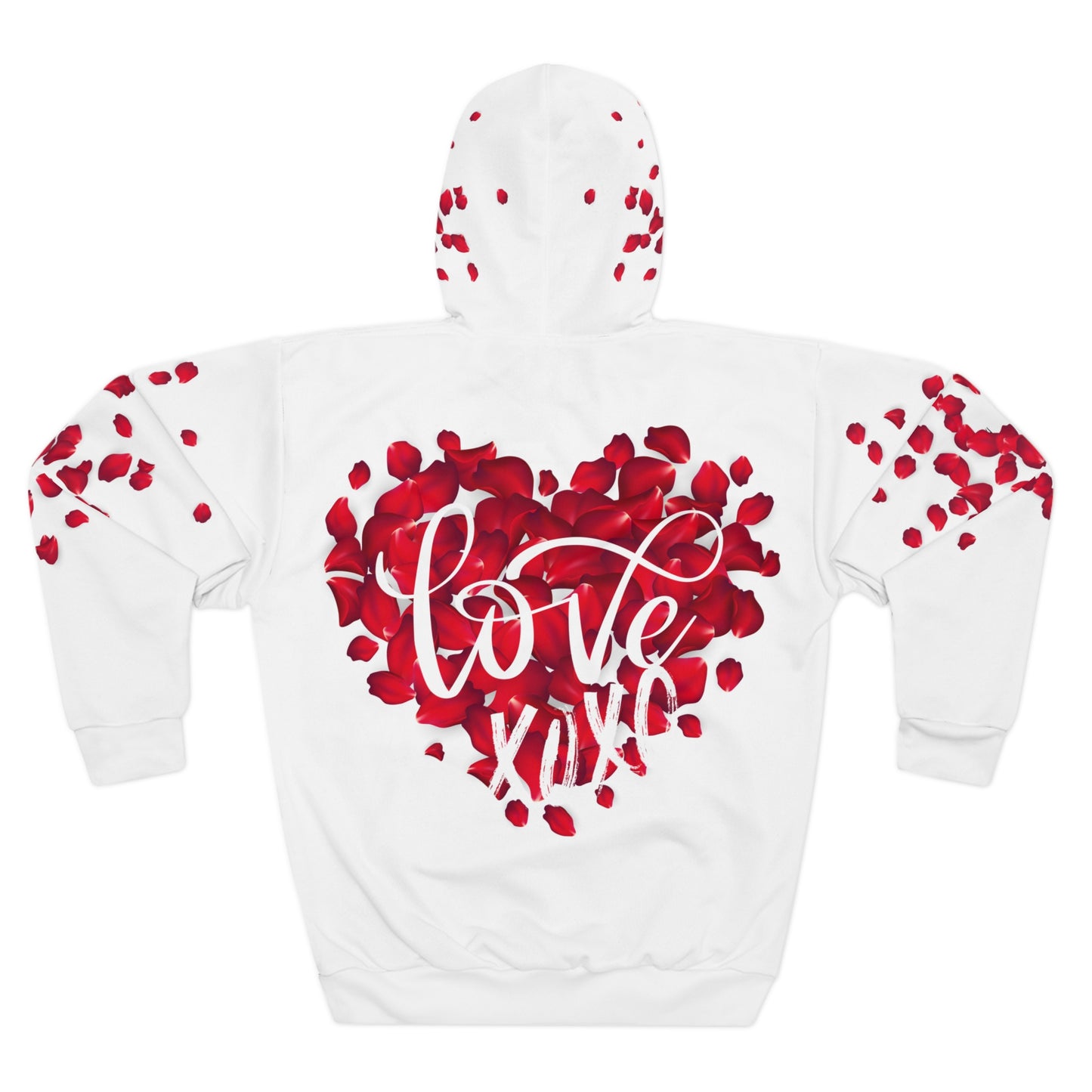 Valentine's Day Love Roses Unisex Pullover Hoodie