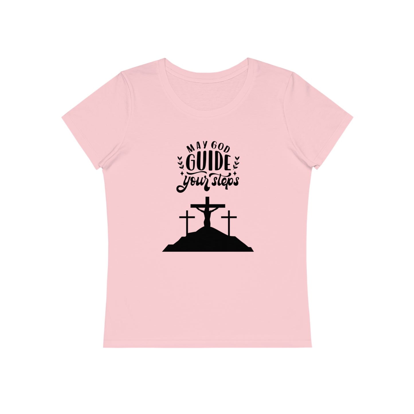 Women’s Faith-Inspired T-Shirt – "May God Guide Your Steps"