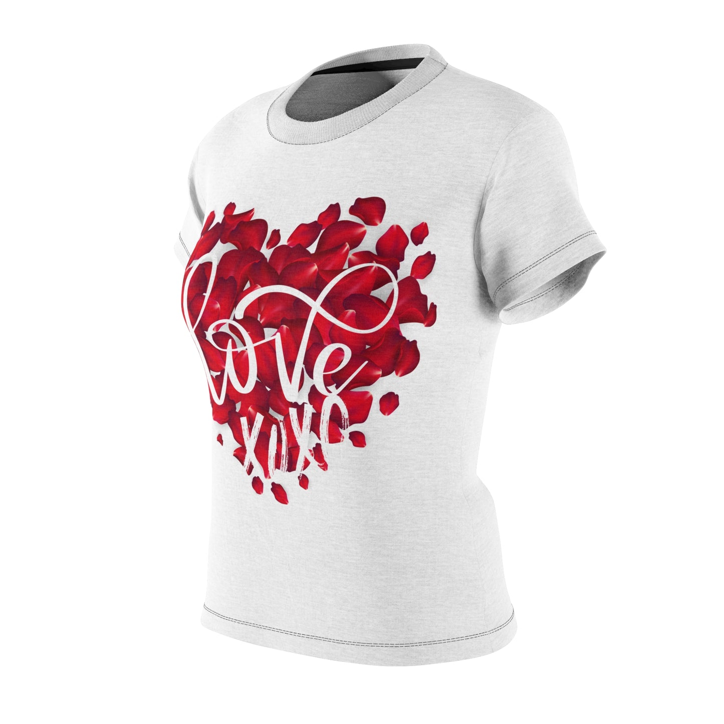 Romantic Love Heart Women's Tee - Perfect for Valentine's Day