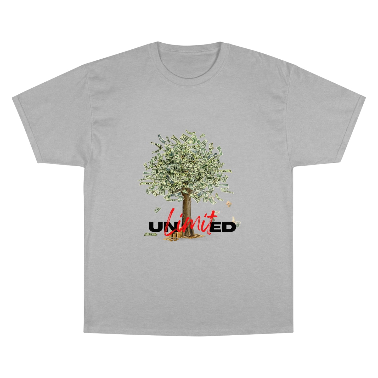 Champion T-Shirt - Unlimited Growth Tree Graphic