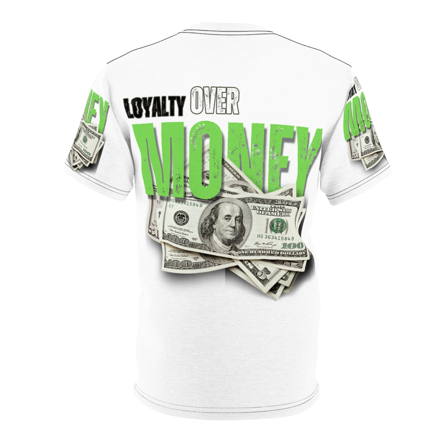 Loyalty Over Money Unisex Cut & Sew Tee - Stand Out Streetwear T-Shirt