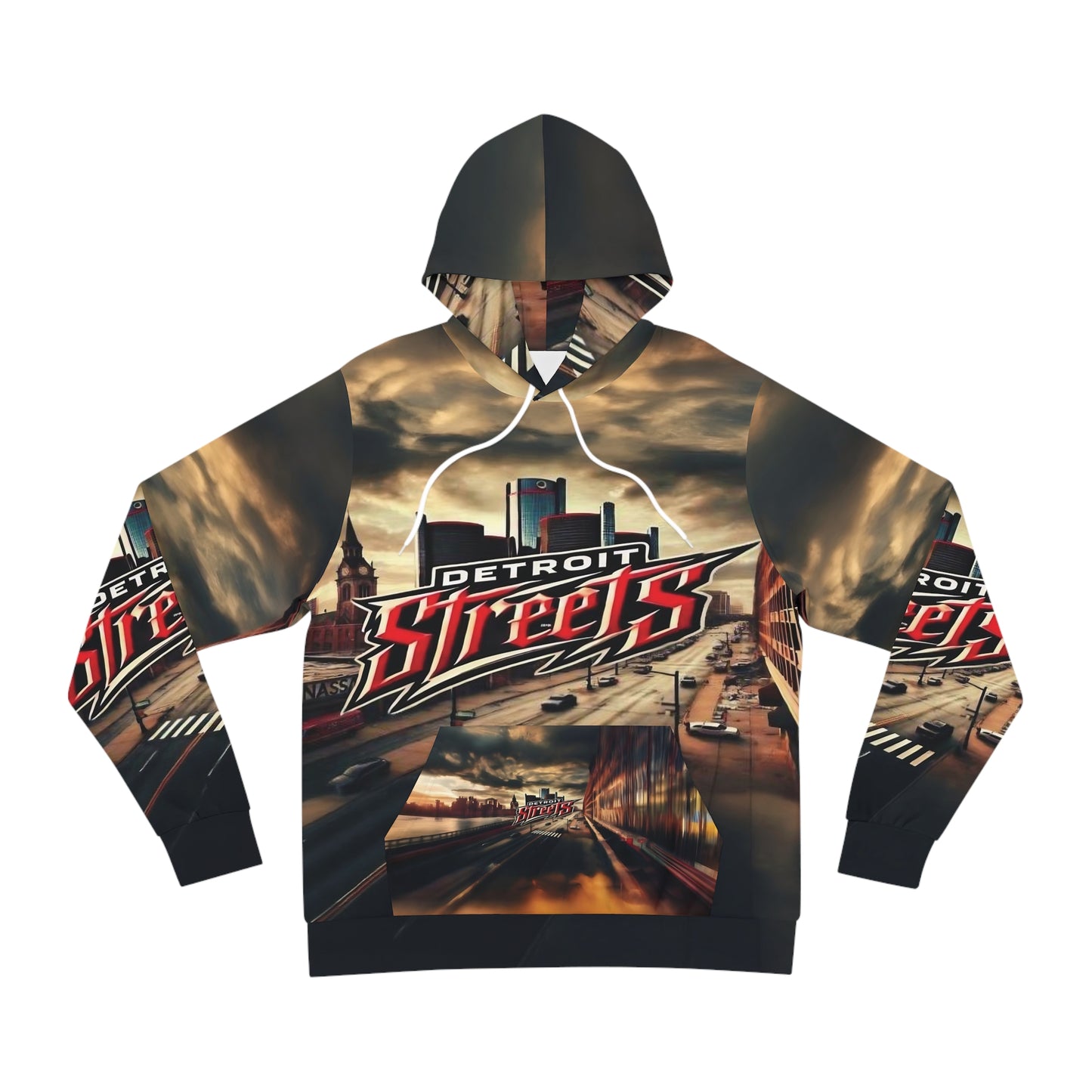 Detroit Streets Graphic Hoodie - Urban Style for City Lovers