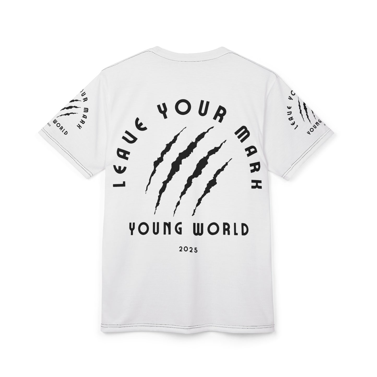 Leave Your Mark Unisex Cut & Sew Tee - Stylish Trendy Graphic Tee for Young Adults