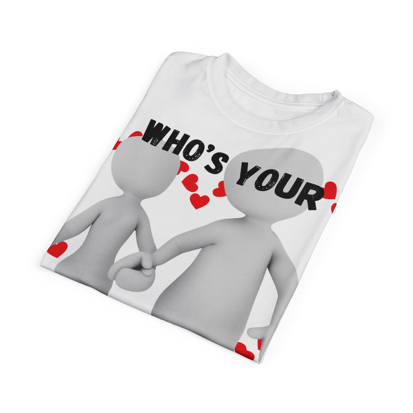 Valentine's Day Unisex Tee - 'Who's Your Valentine?' Graphic T-Shirt