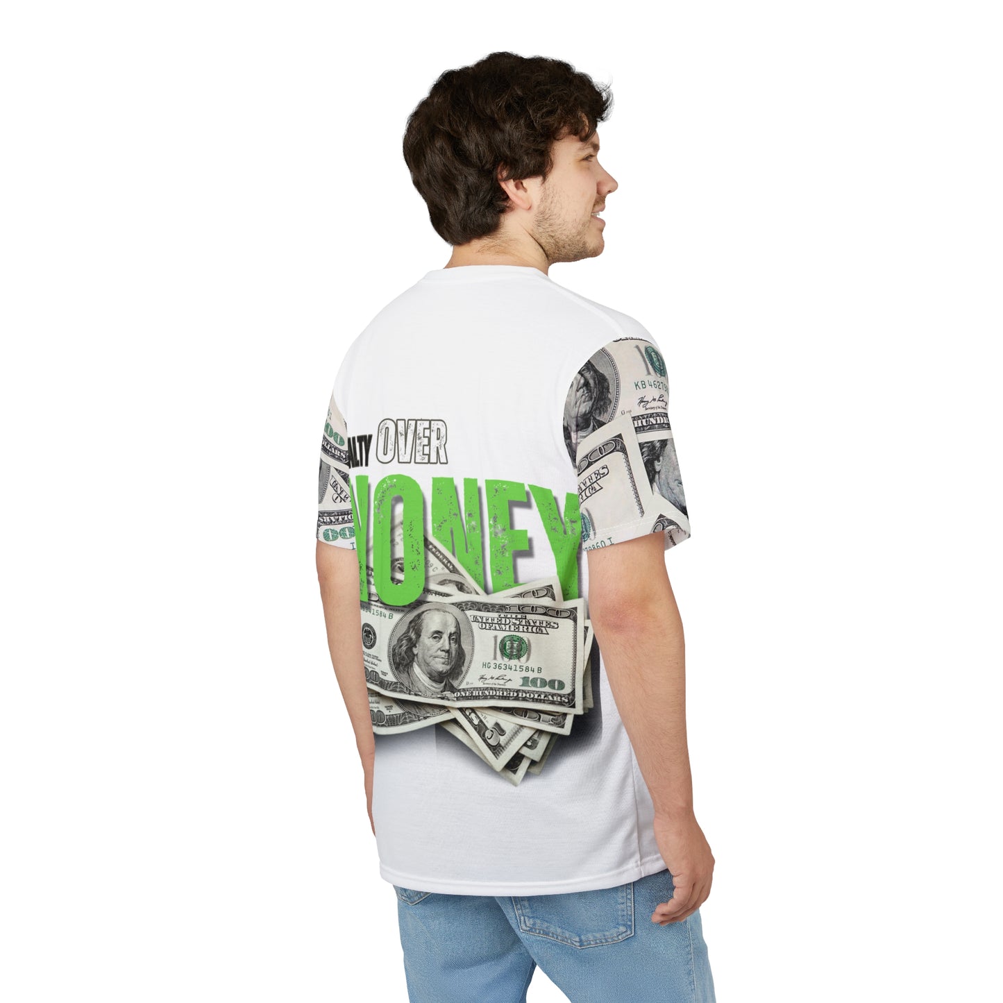 Loyalty Over Money Unisex Cut & Sew Tee - Statement T-Shirt for Confident Individuals