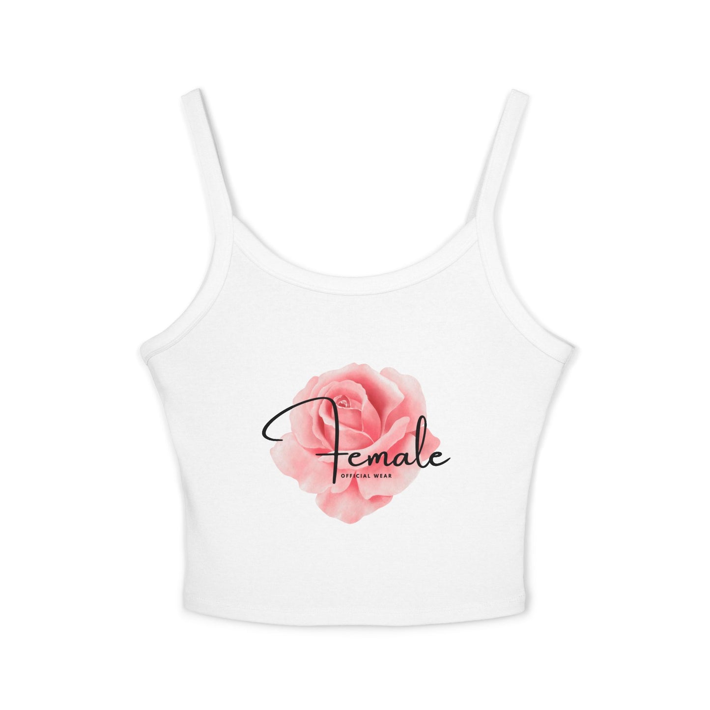 Floral Feminine Spaghetti Strap Tank Top - Celebrate Yourself