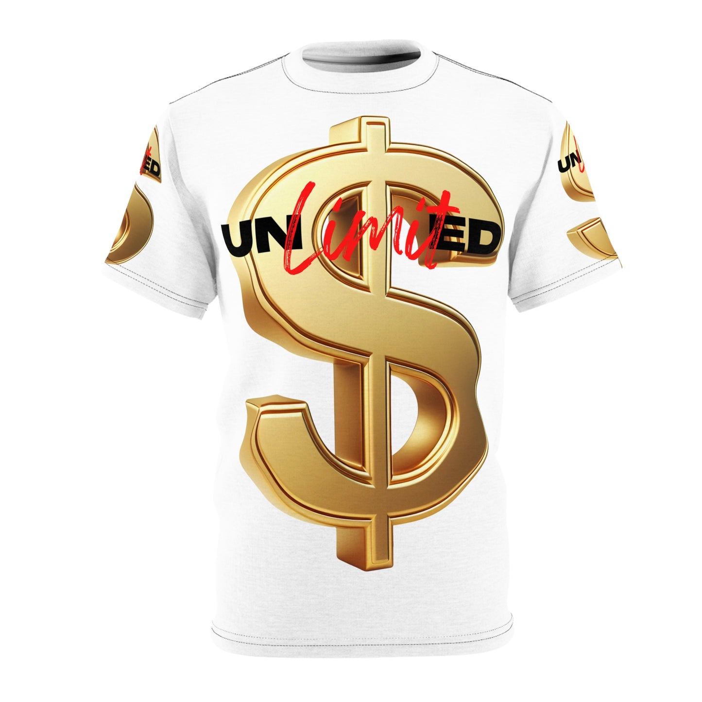 Bold Unlimited Dollar Sign Unisex Tee - Statement Graphic T-Shirt for Money Enthusiasts