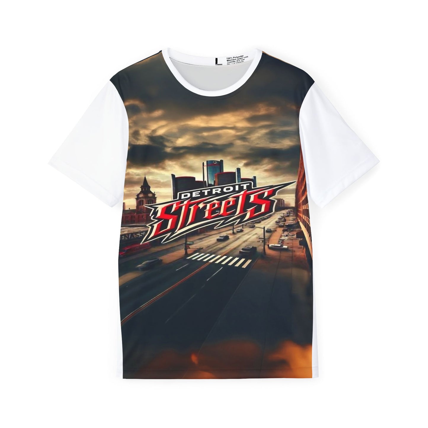 Detroit Streets Men's Sports Jersey - Urban Style Athletic Tee