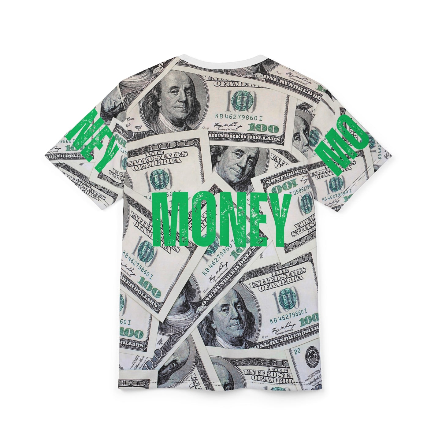 Money Graphic Unisex Cut & Sew Tee - Bold, Trendy Statement Shirt for Fashion Lovers