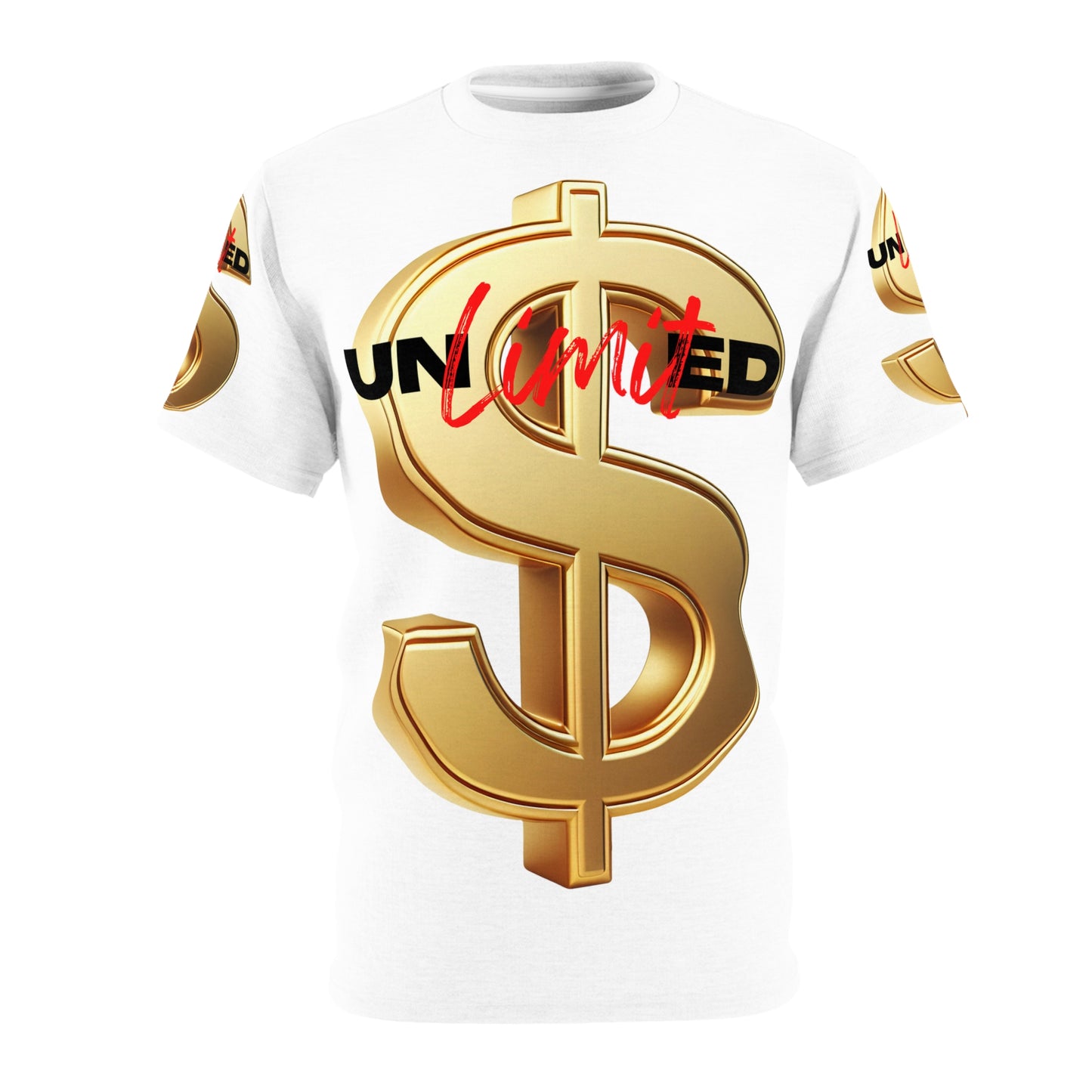 Bold Unlimited Dollar Sign Unisex Tee - Statement Graphic T-Shirt for Money Enthusiasts