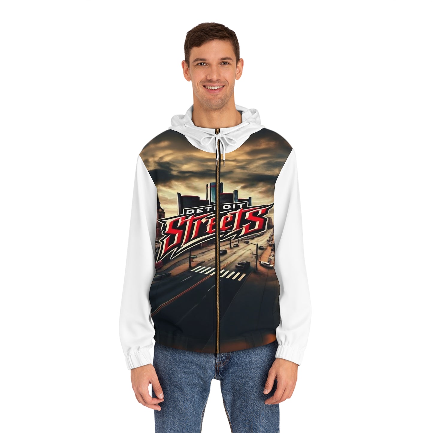 Detroit Streets Full-Zip Hoodie - Detroit Streets Graphic